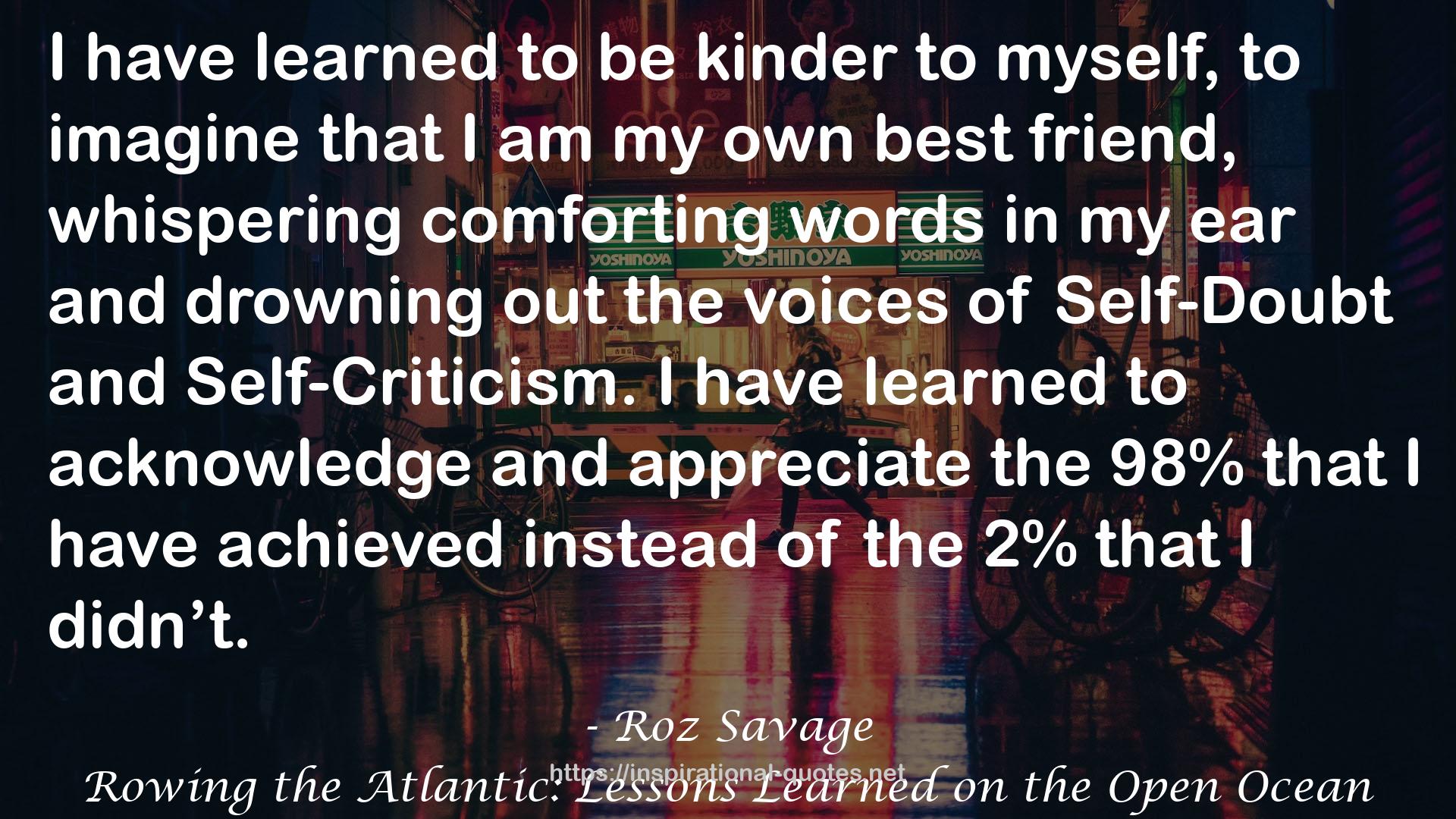 Roz Savage QUOTES