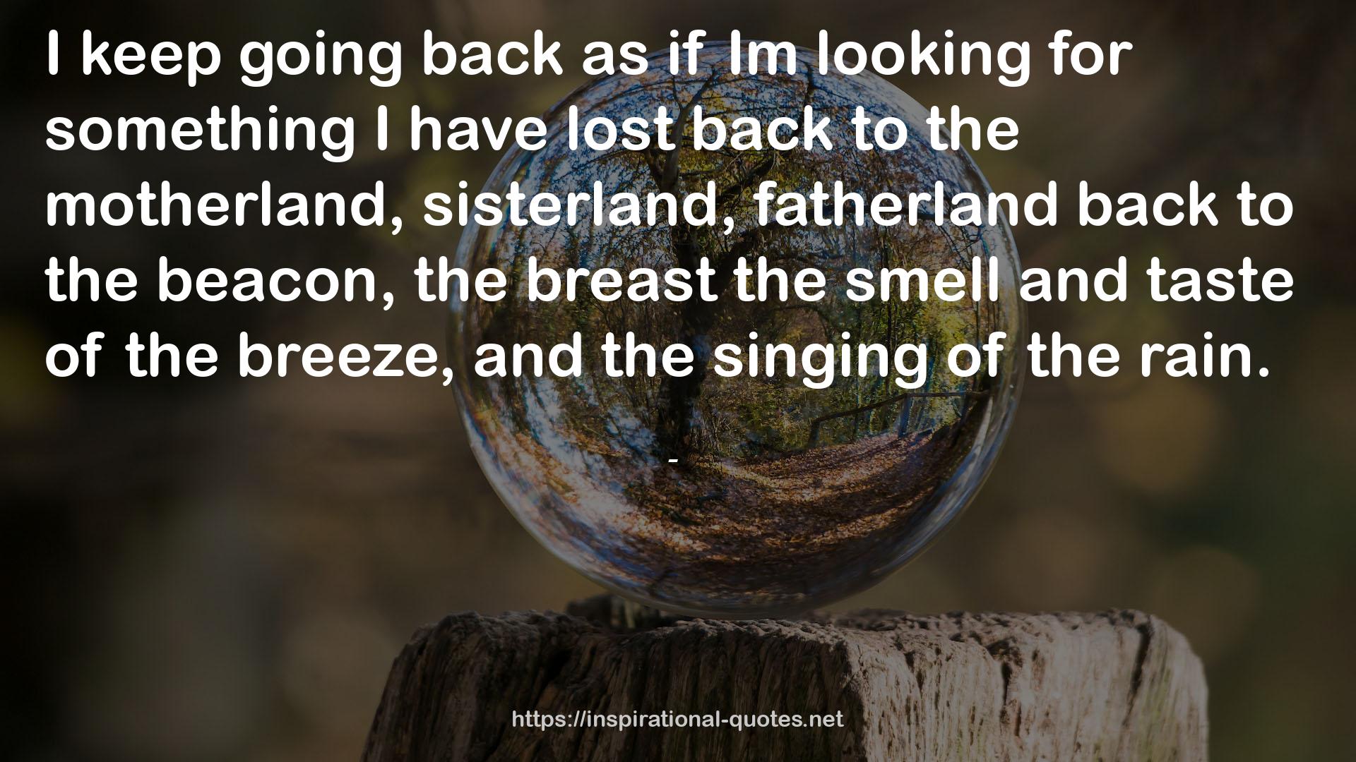 the breastthe smell  QUOTES