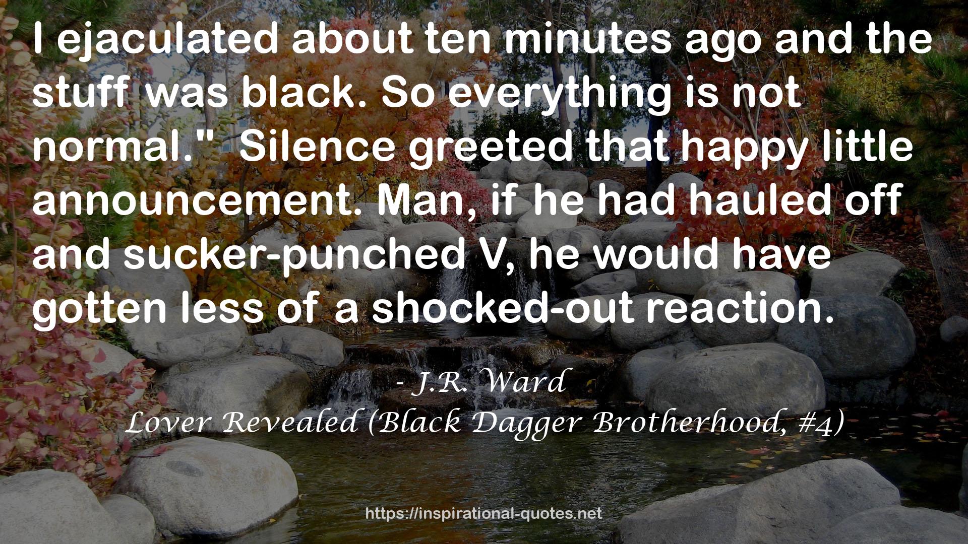 Lover Revealed (Black Dagger Brotherhood, #4) QUOTES