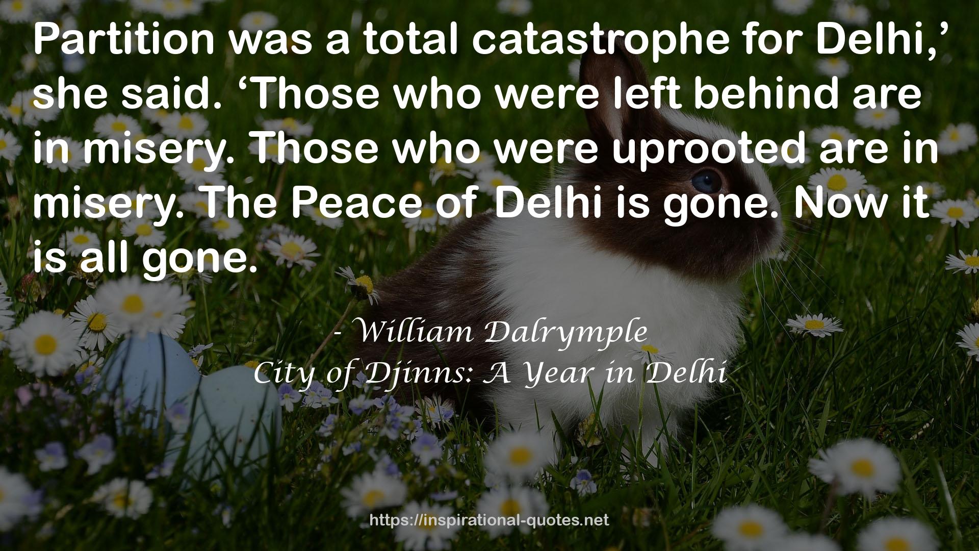 a total catastrophe  QUOTES