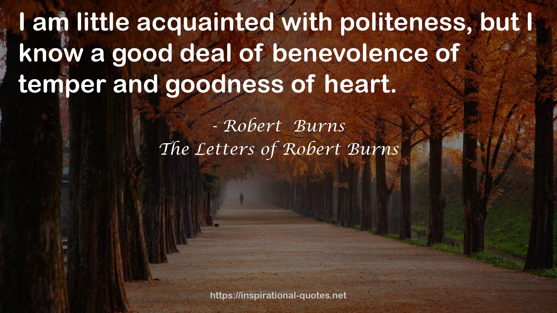 The Letters of Robert Burns QUOTES