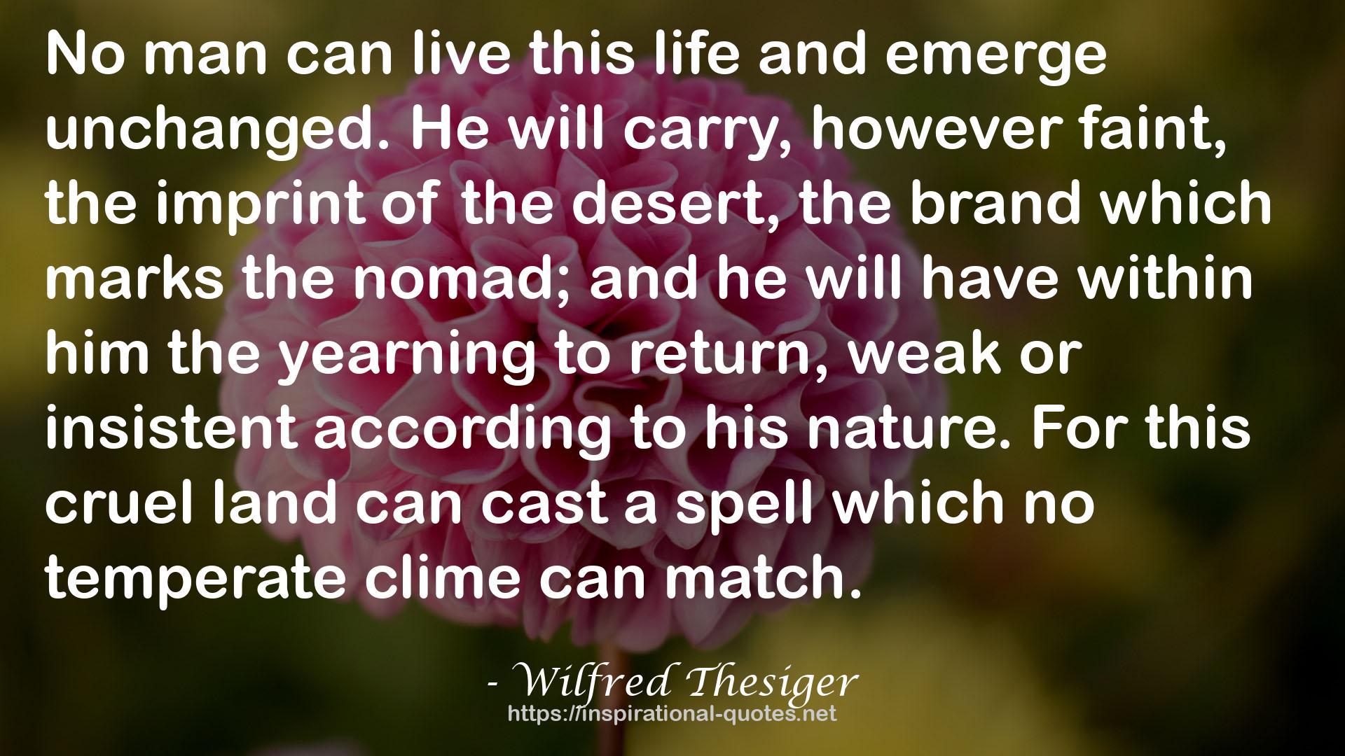 Wilfred Thesiger QUOTES