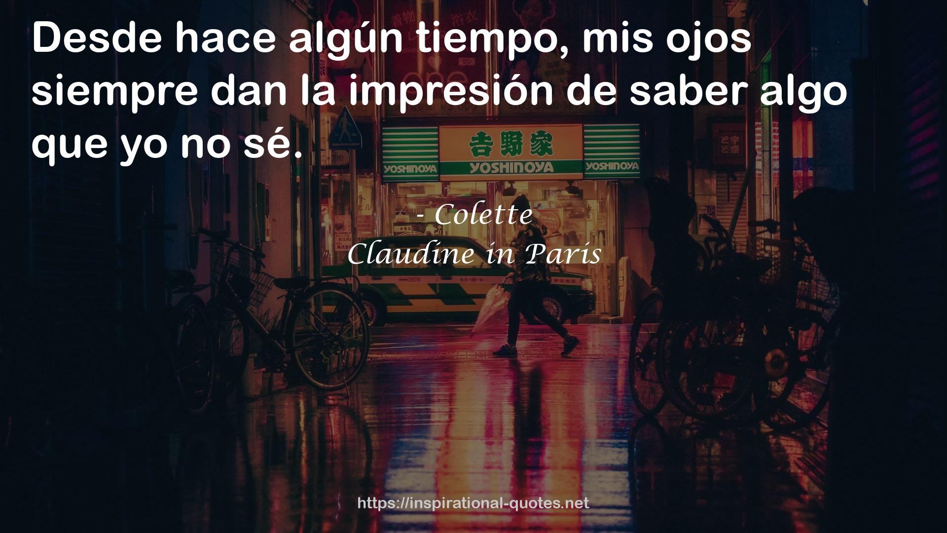 Claudine in Paris QUOTES