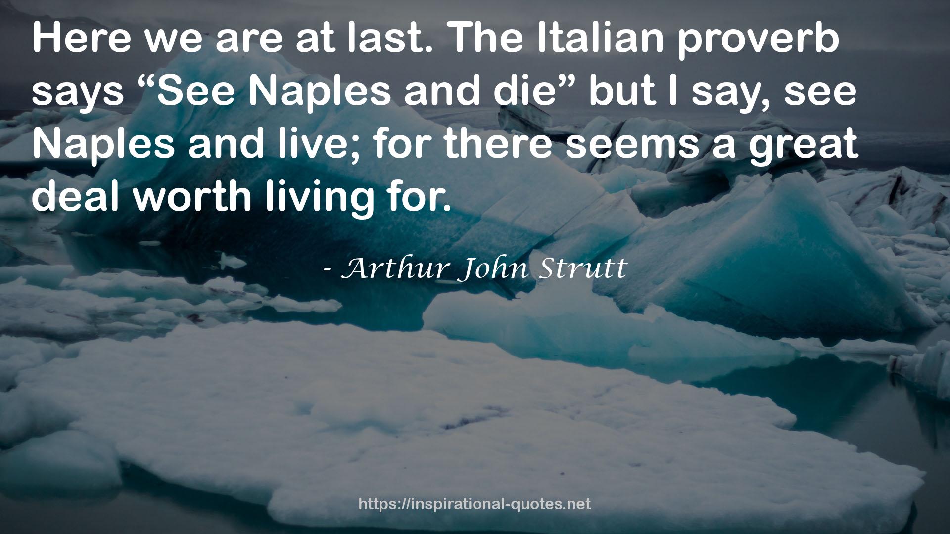 The Italian proverb  QUOTES