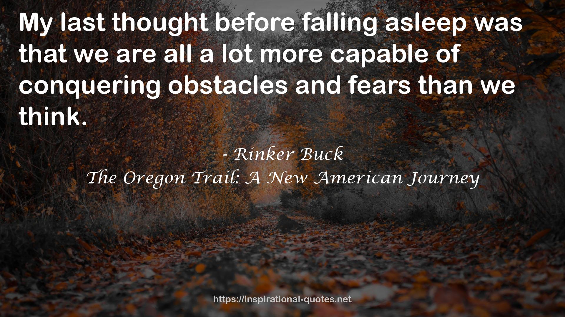 Rinker Buck QUOTES
