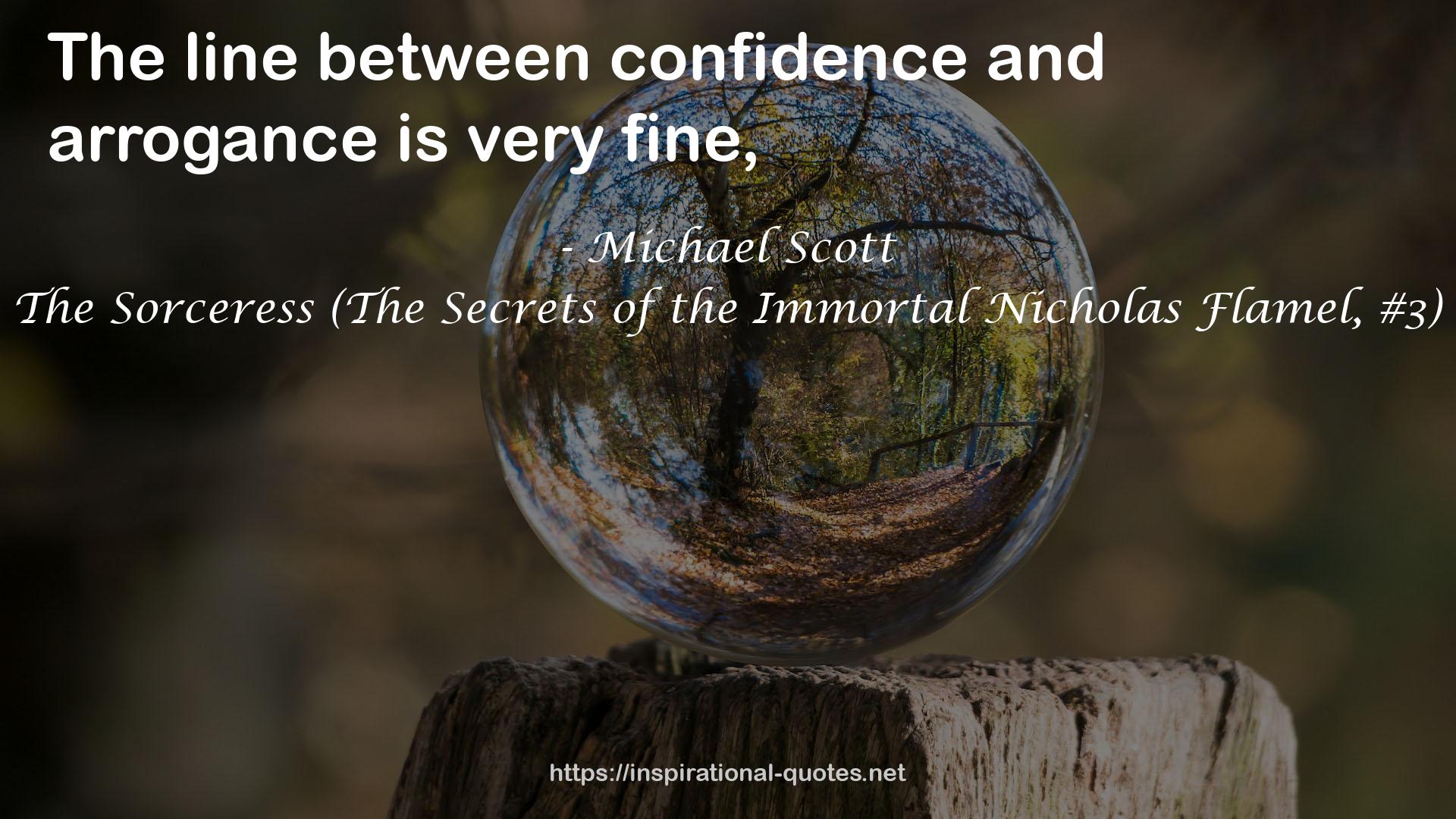 The Sorceress (The Secrets of the Immortal Nicholas Flamel, #3) QUOTES