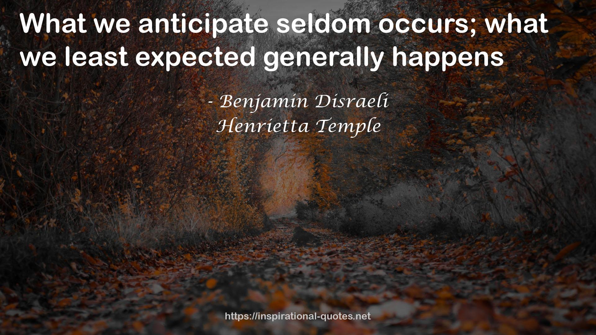 Henrietta Temple QUOTES