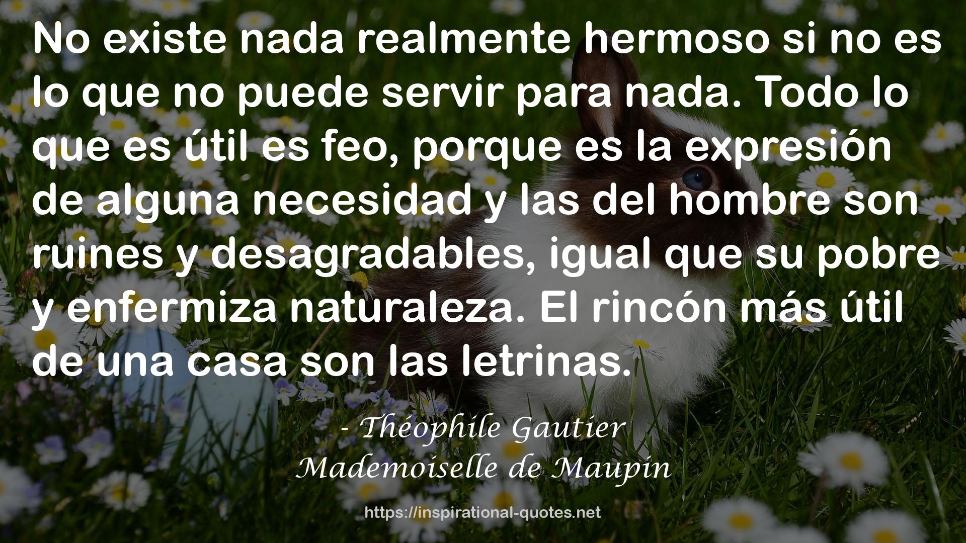 Mademoiselle de Maupin QUOTES