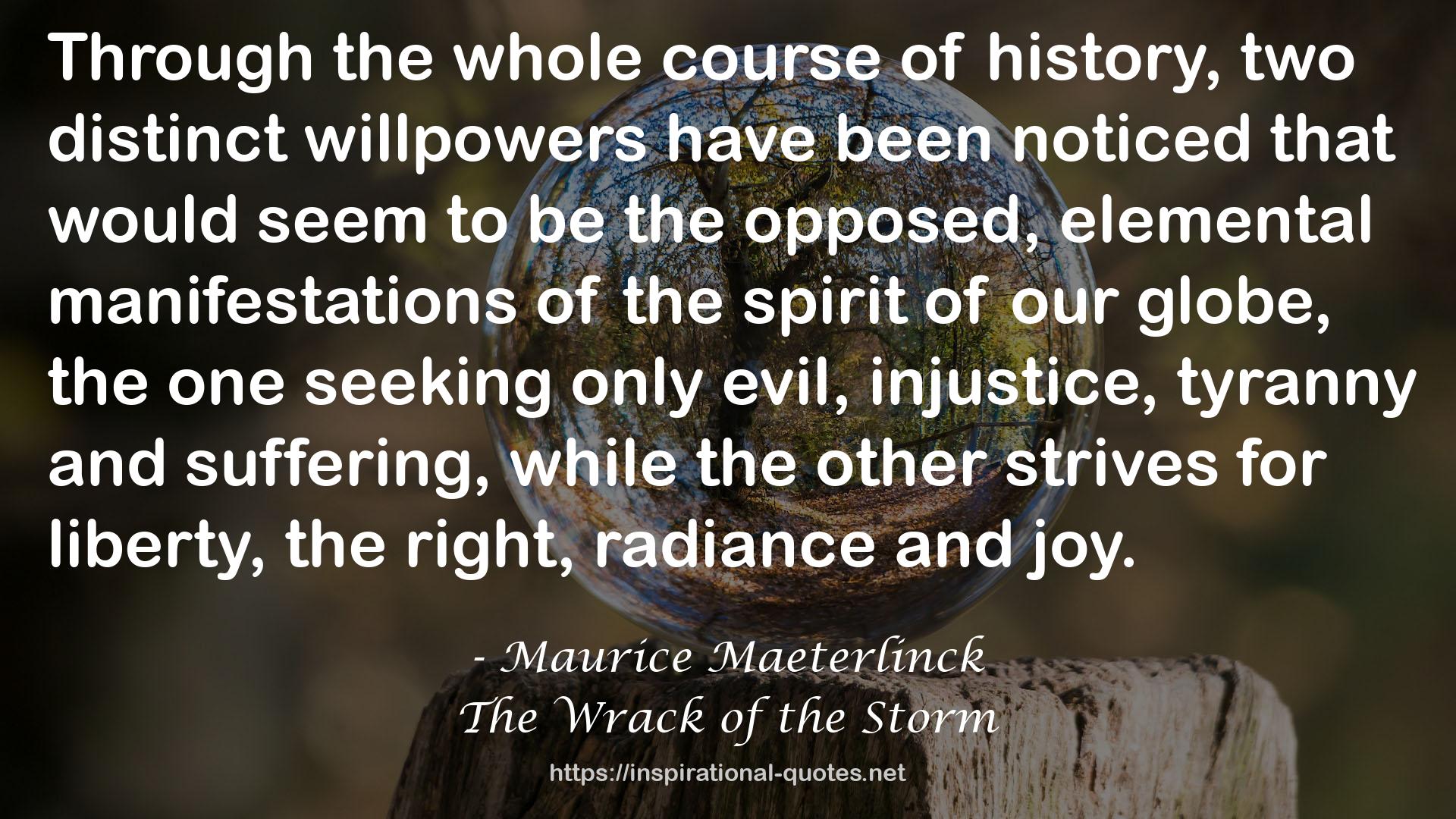 The Wrack of the Storm QUOTES