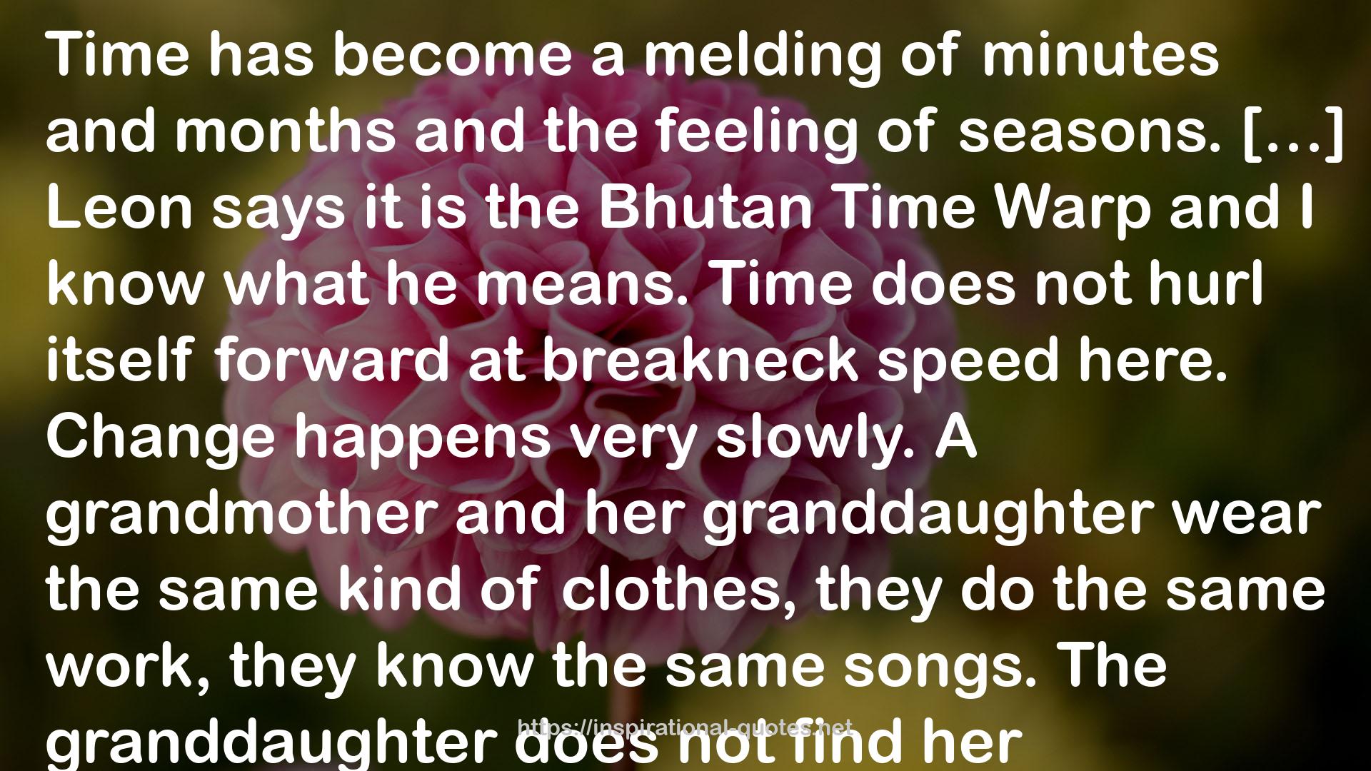 The granddaughter  QUOTES