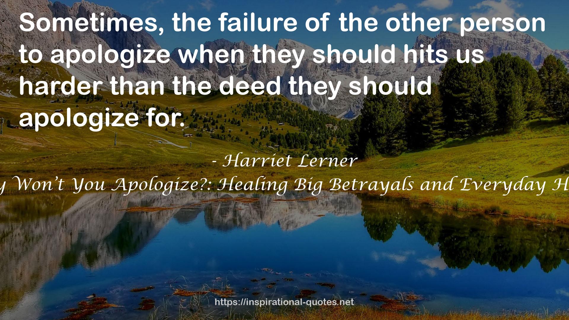 Harriet Lerner QUOTES