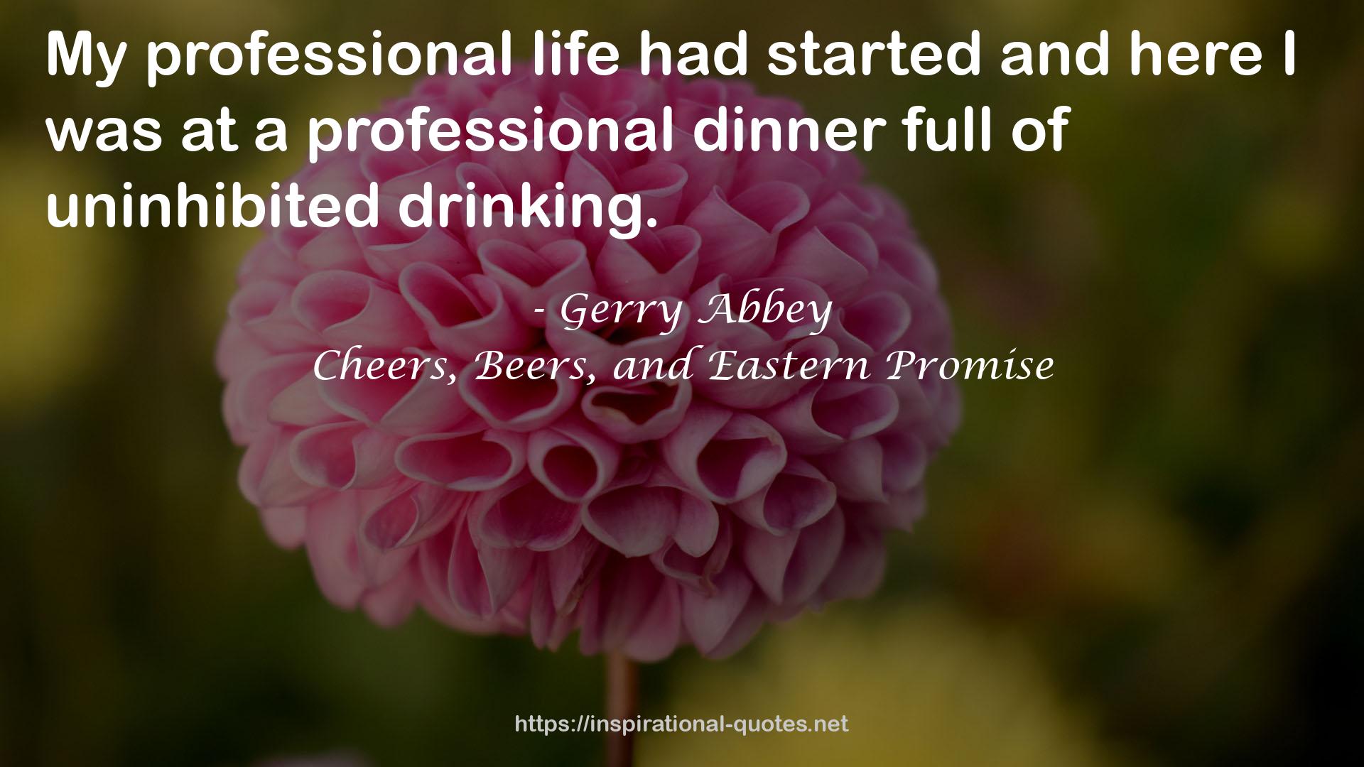 a professional dinner  QUOTES