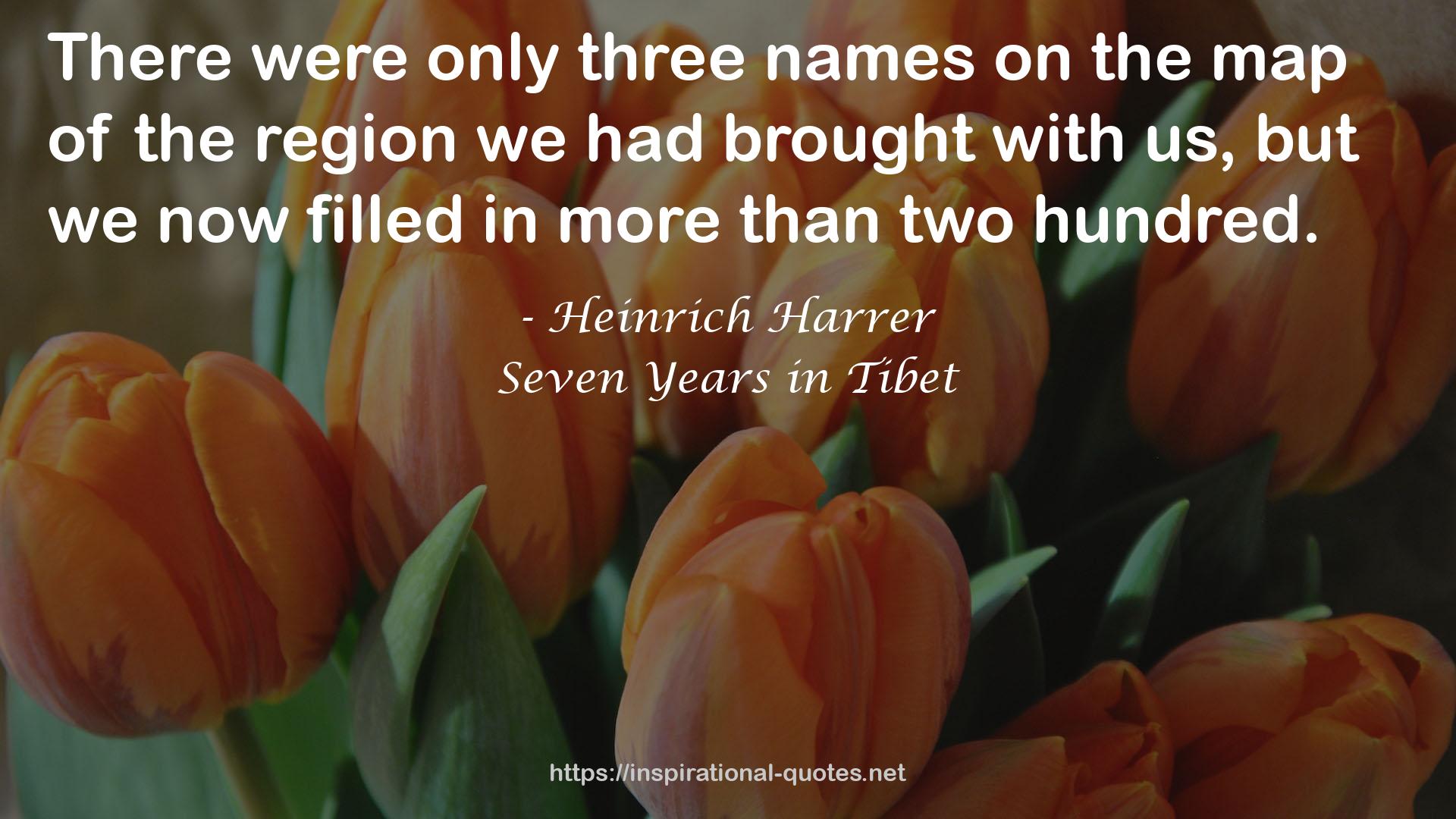 Heinrich Harrer QUOTES