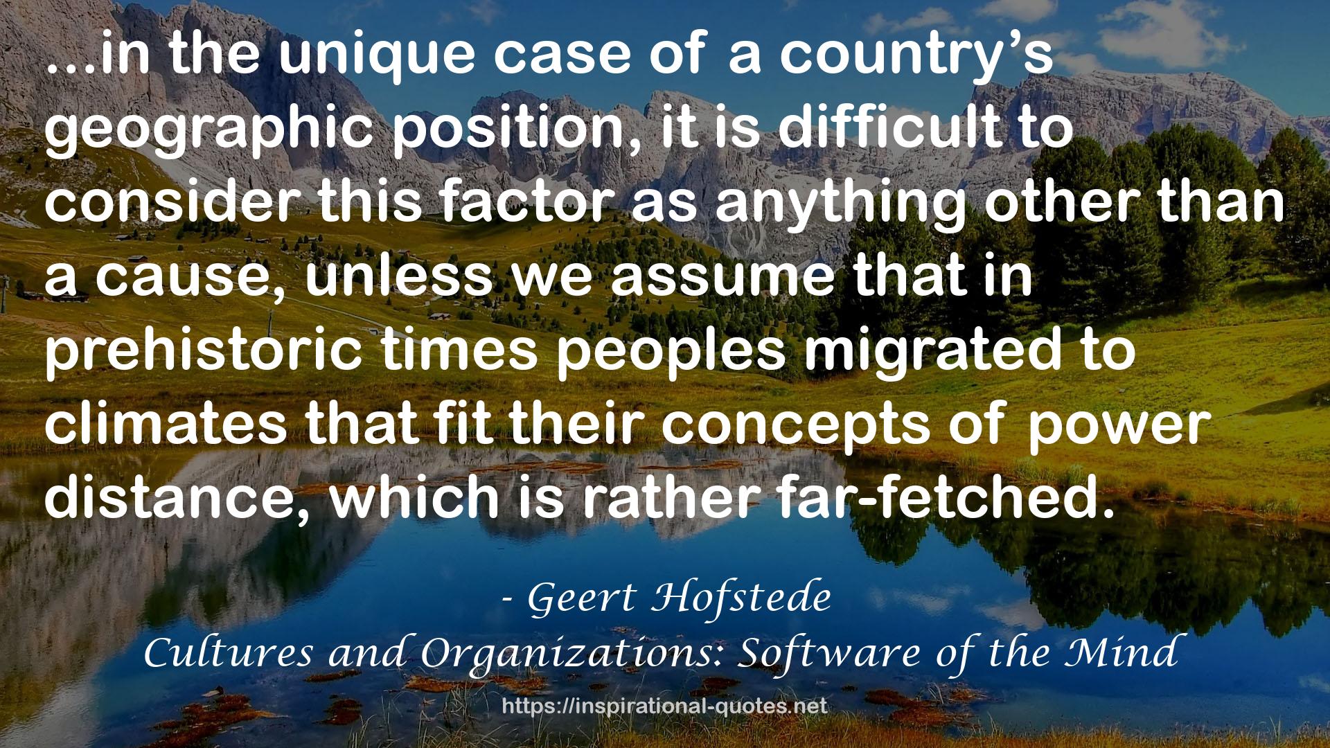 Geert Hofstede QUOTES