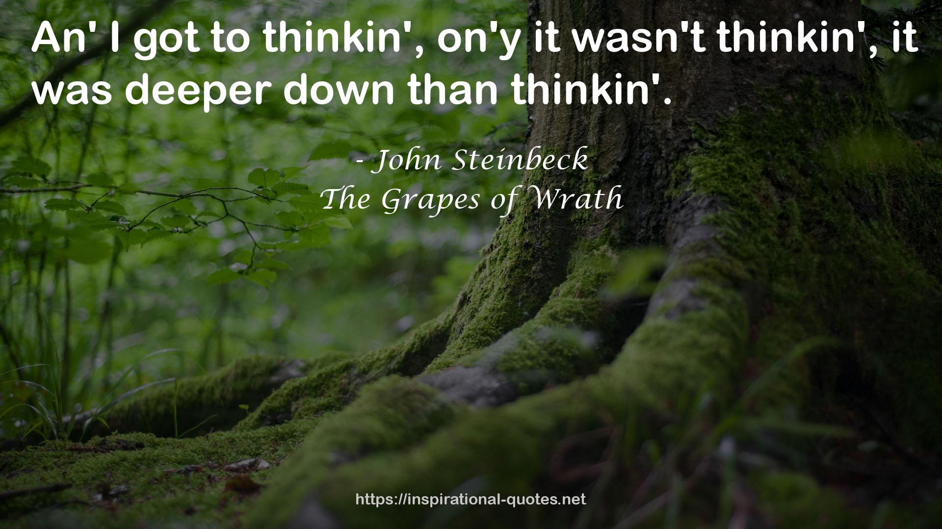 The Grapes of Wrath QUOTES