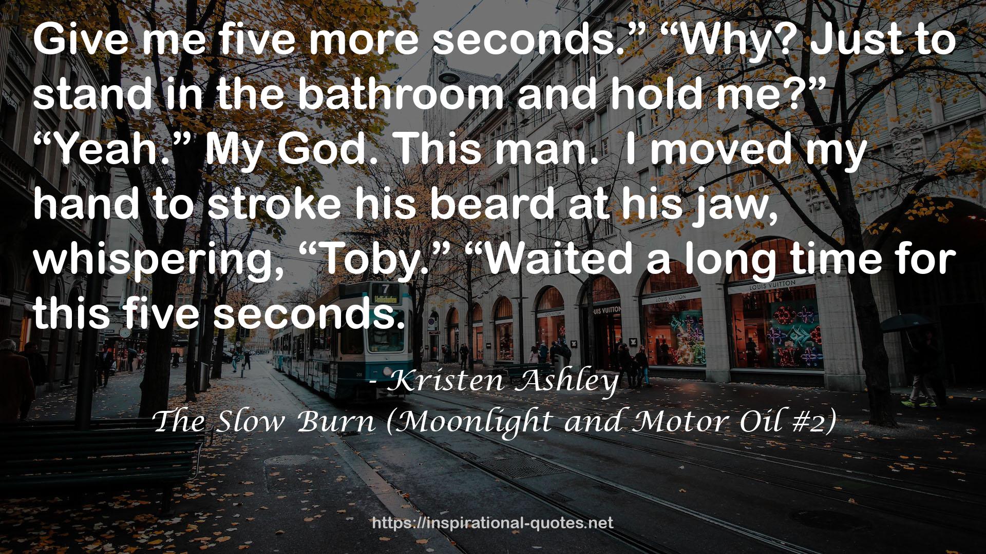 The Slow Burn (Moonlight and Motor Oil #2) QUOTES