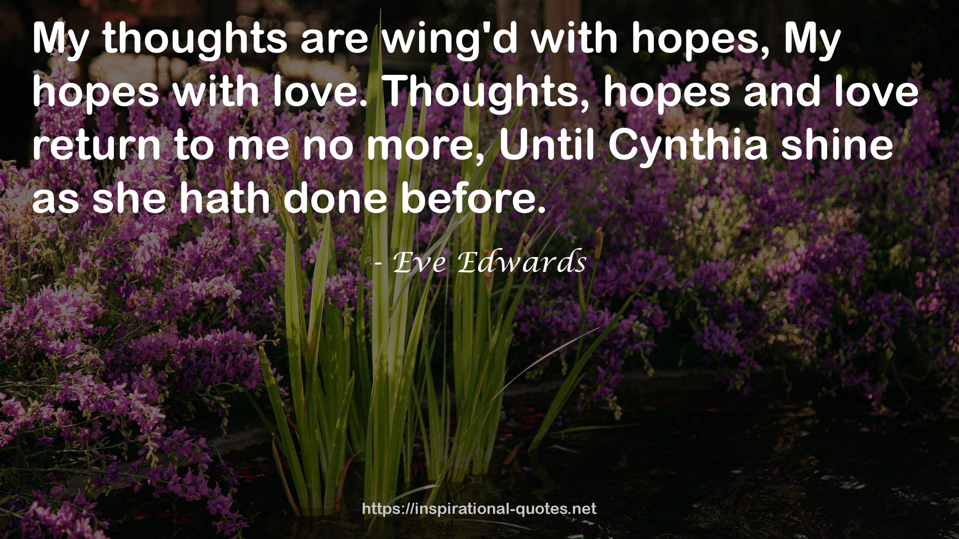 Eve Edwards QUOTES