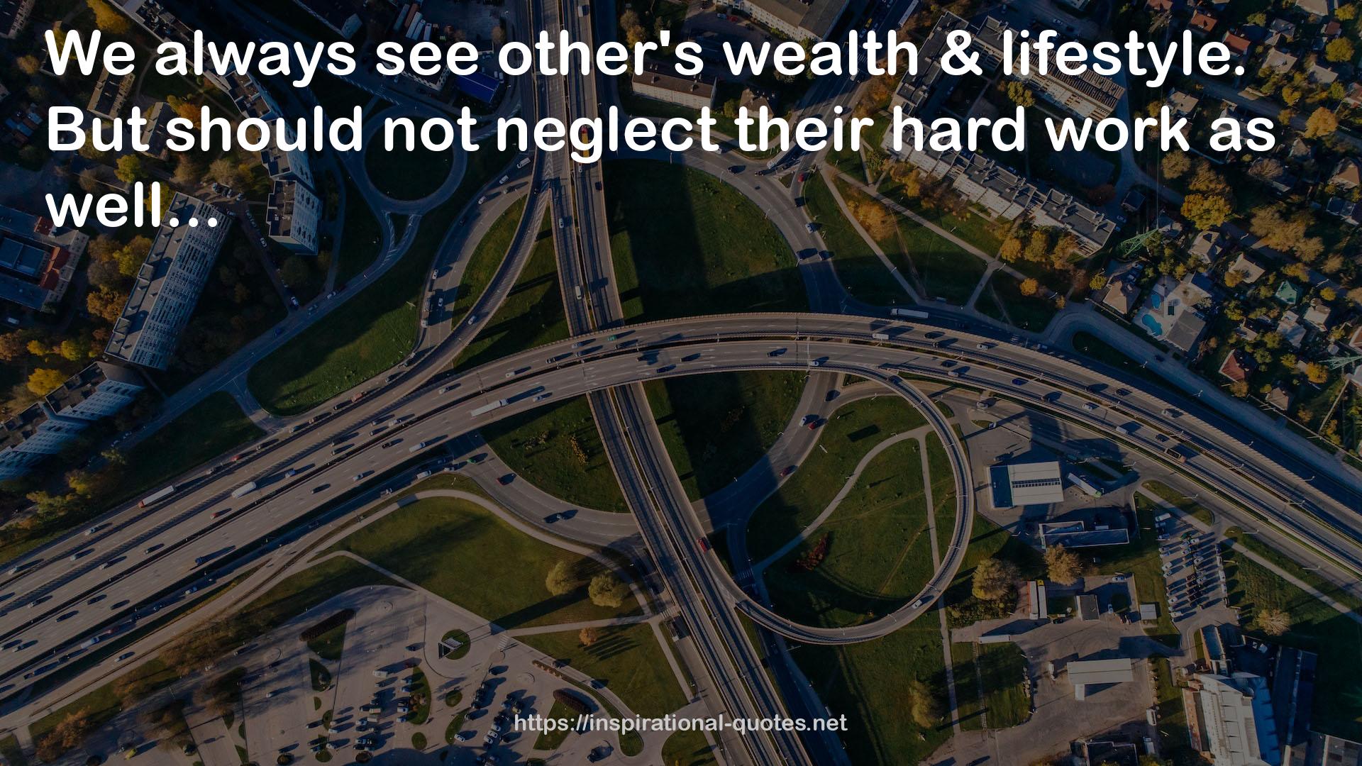 other's wealth  QUOTES