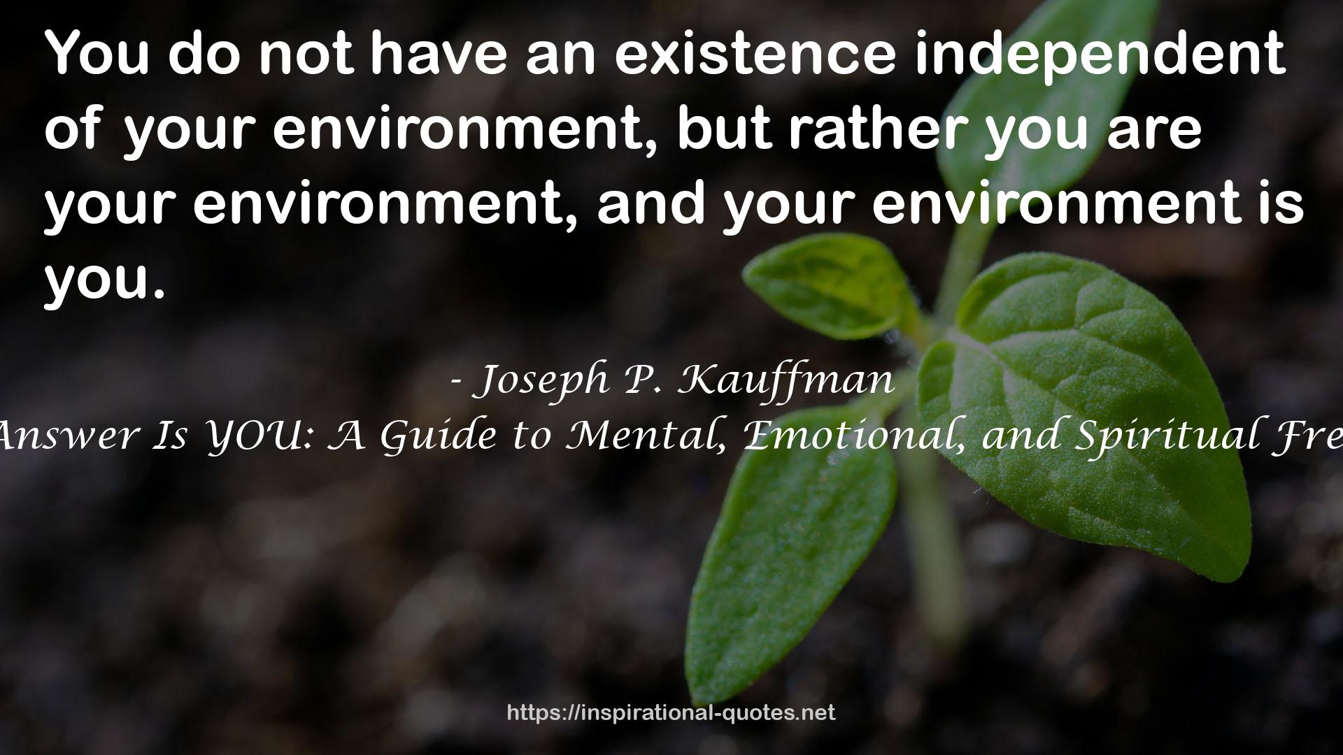 your environment  QUOTES