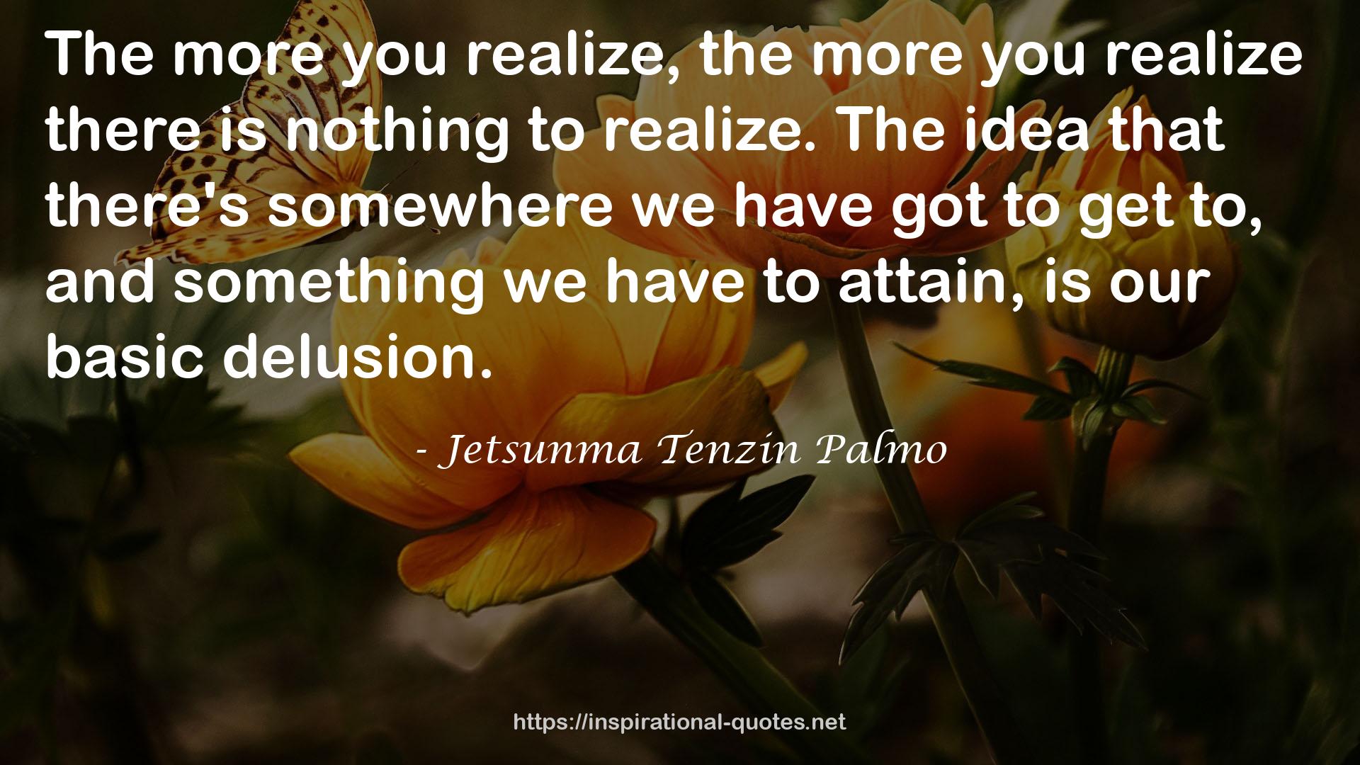 Jetsunma Tenzin Palmo QUOTES