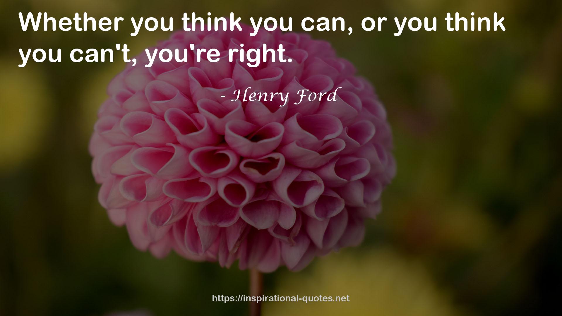 Henry Ford QUOTES