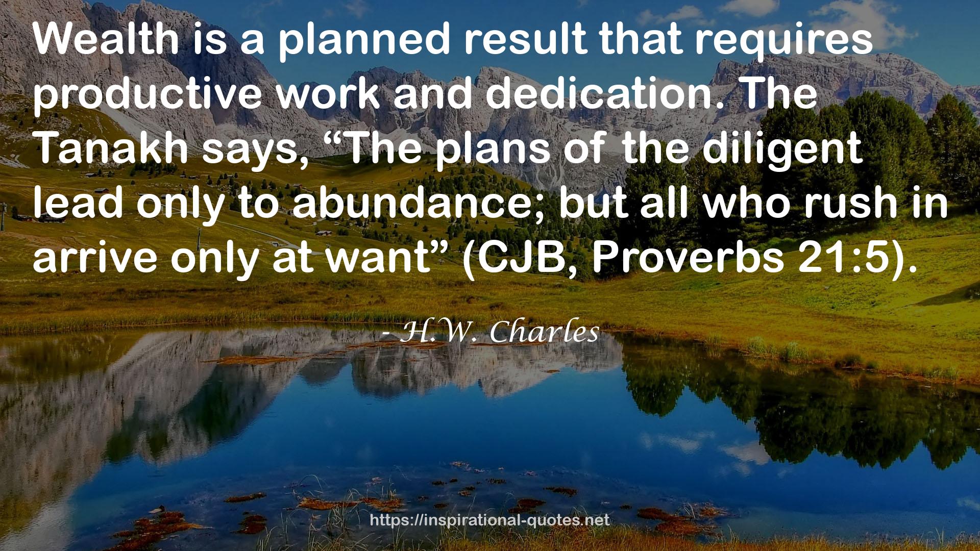 H.W. Charles QUOTES