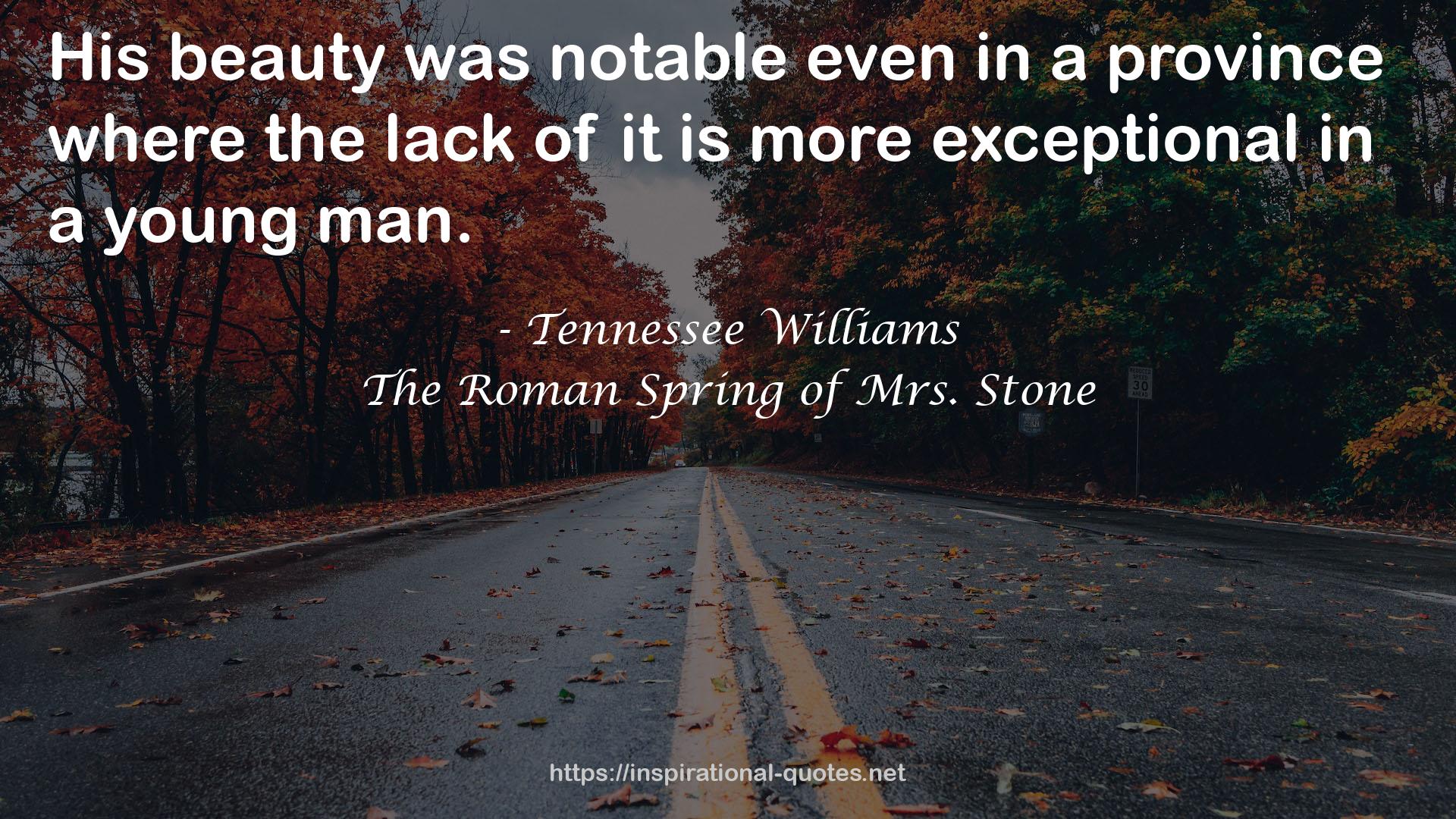 The Roman Spring of Mrs. Stone QUOTES