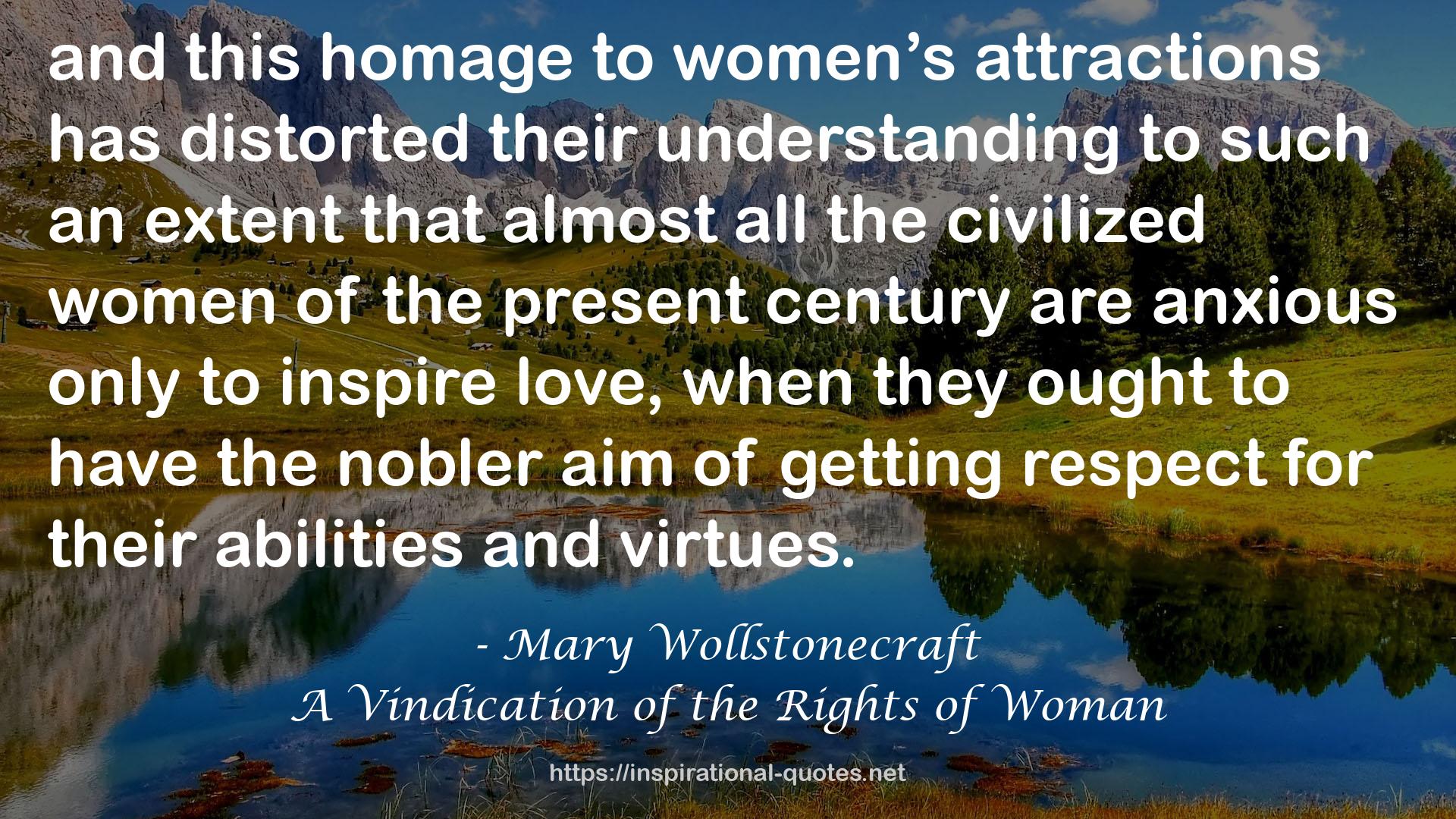 Mary Wollstonecraft QUOTES