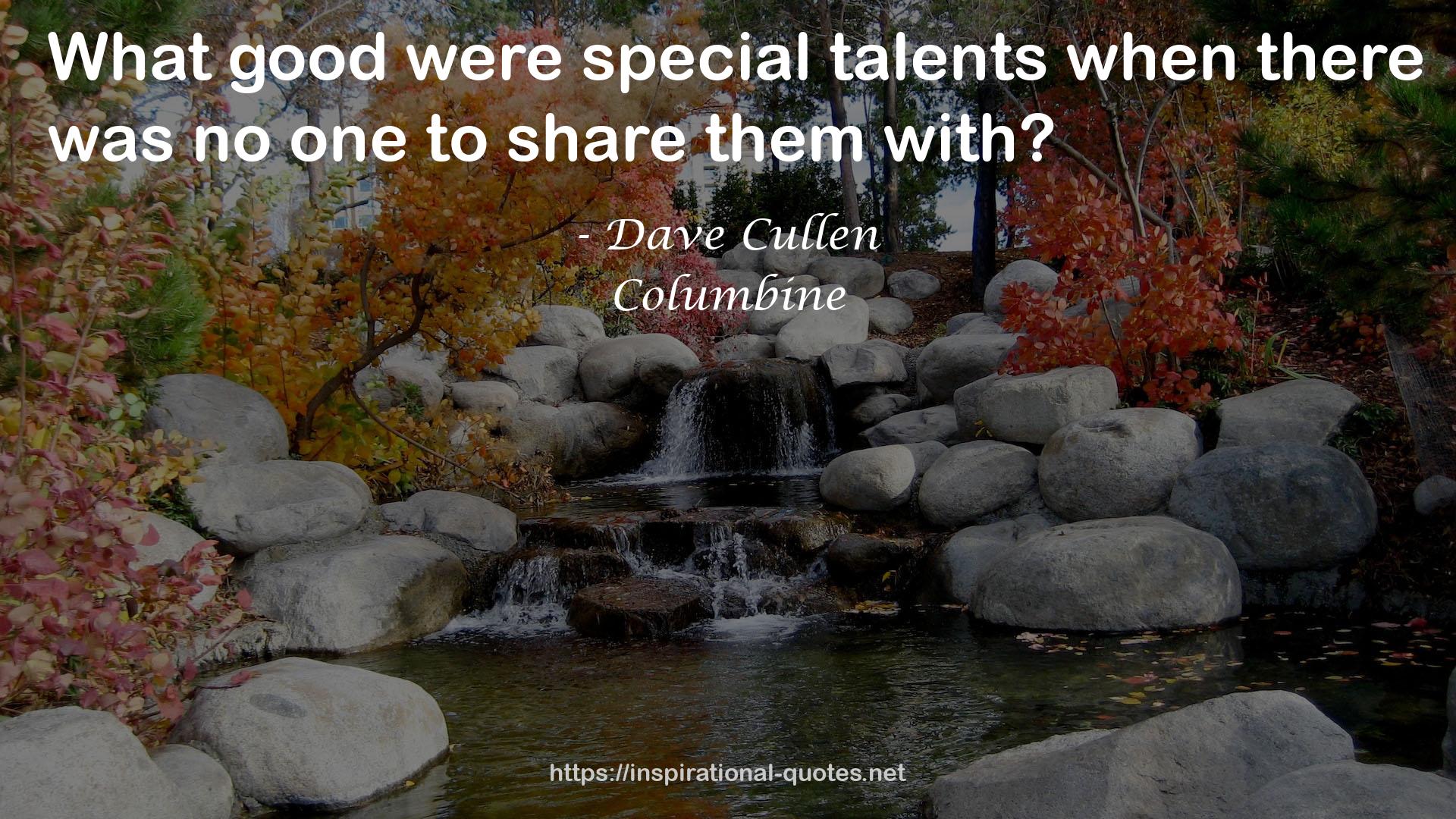 special talents  QUOTES