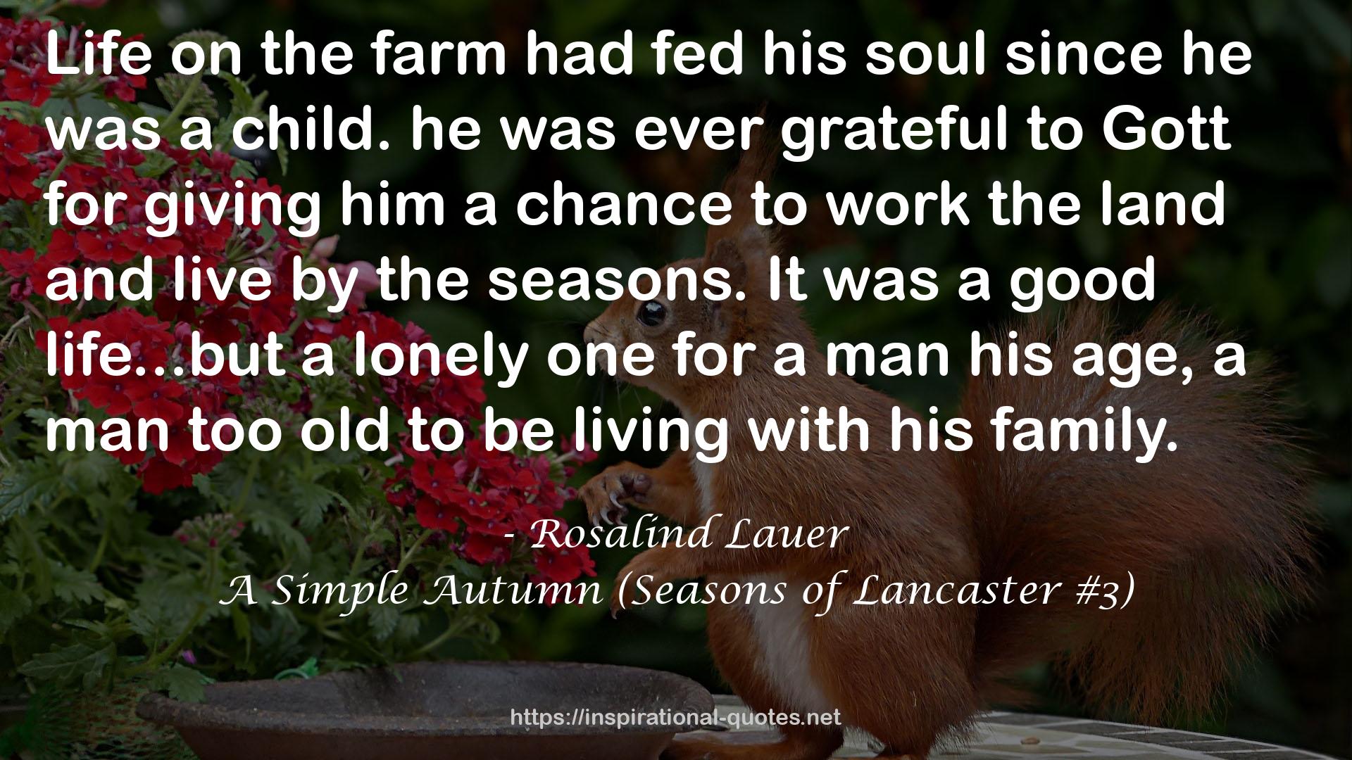 A Simple Autumn (Seasons of Lancaster #3) QUOTES