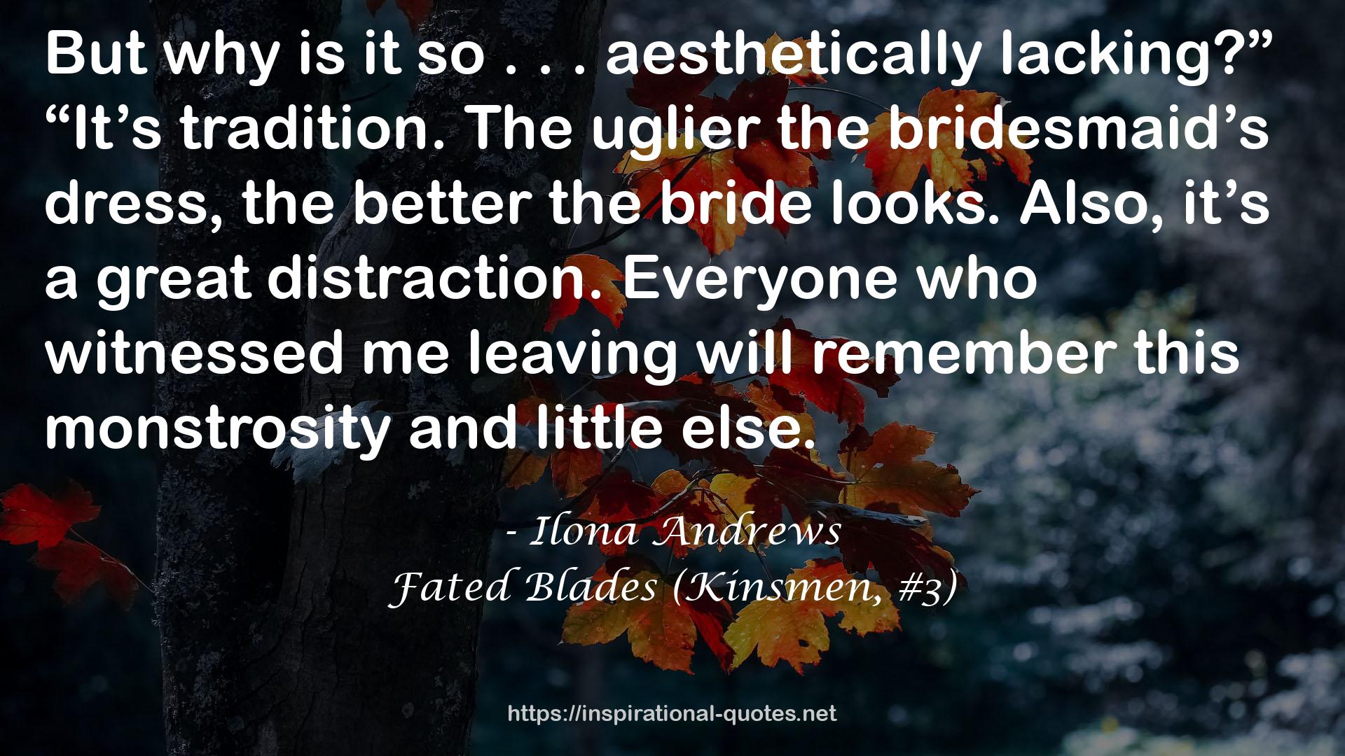 Fated Blades (Kinsmen, #3) QUOTES