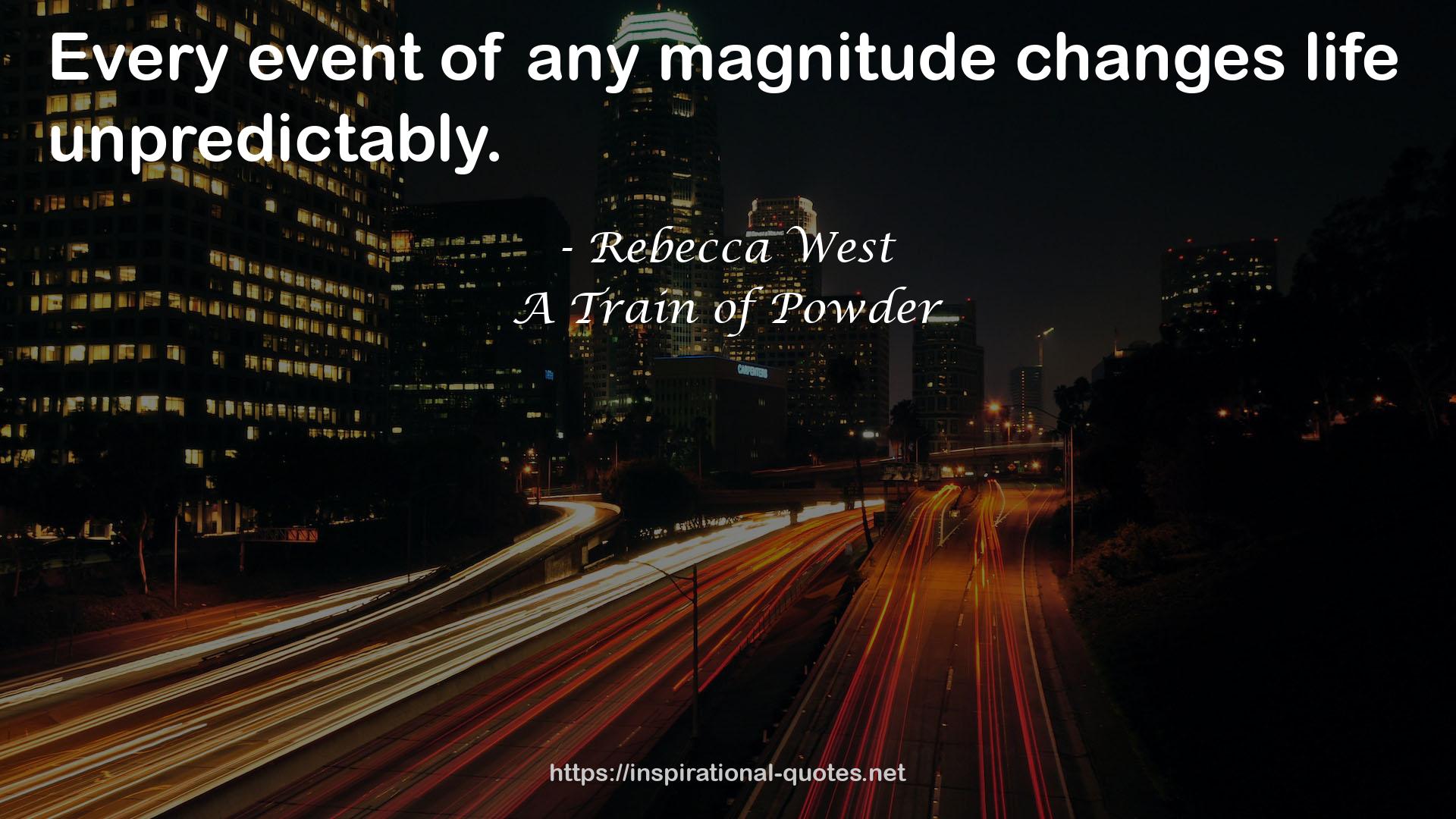 A Train of Powder QUOTES