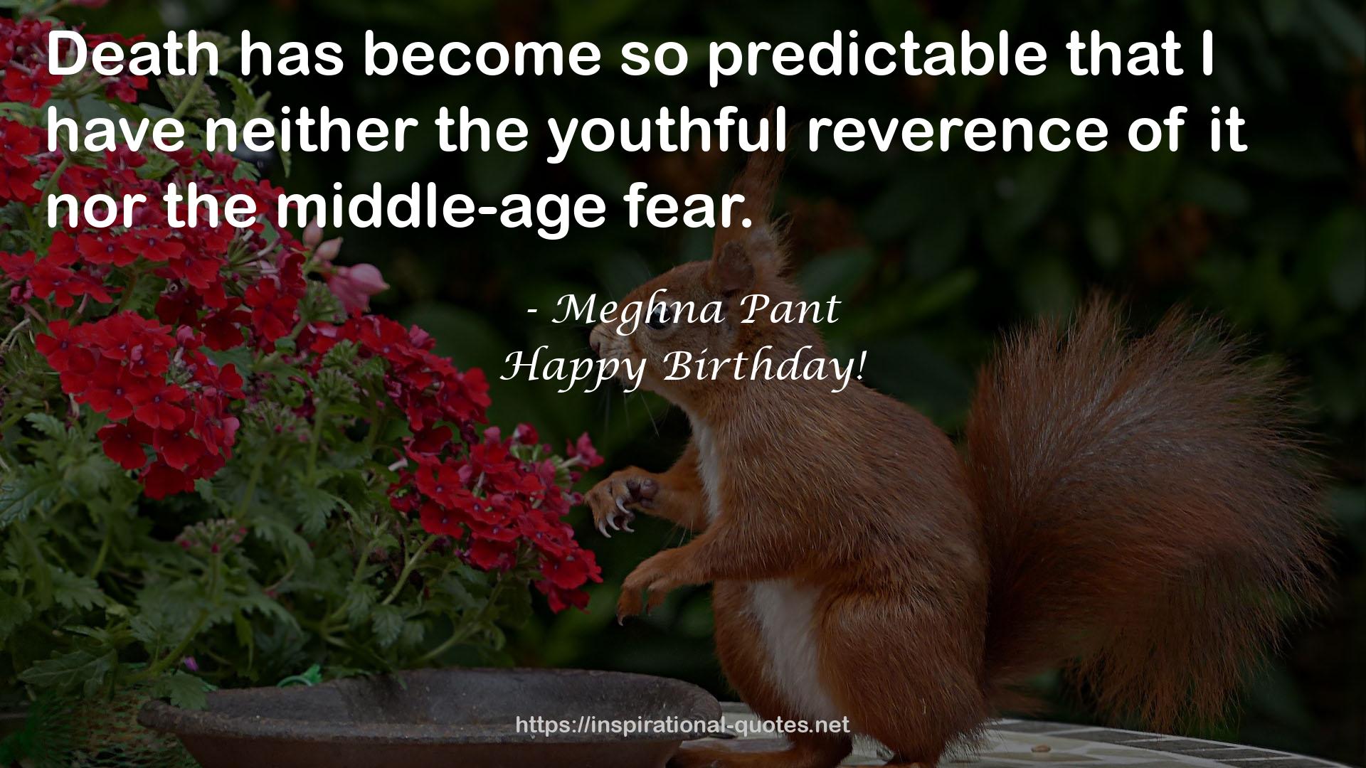 Happy Birthday! QUOTES