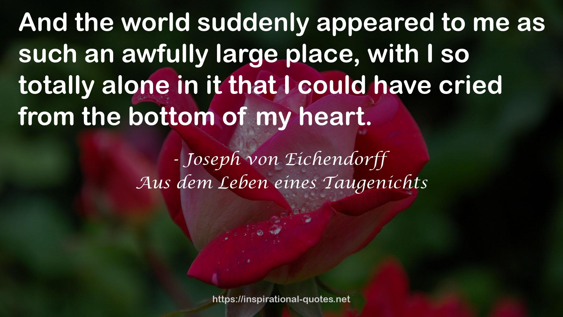 Joseph von Eichendorff QUOTES