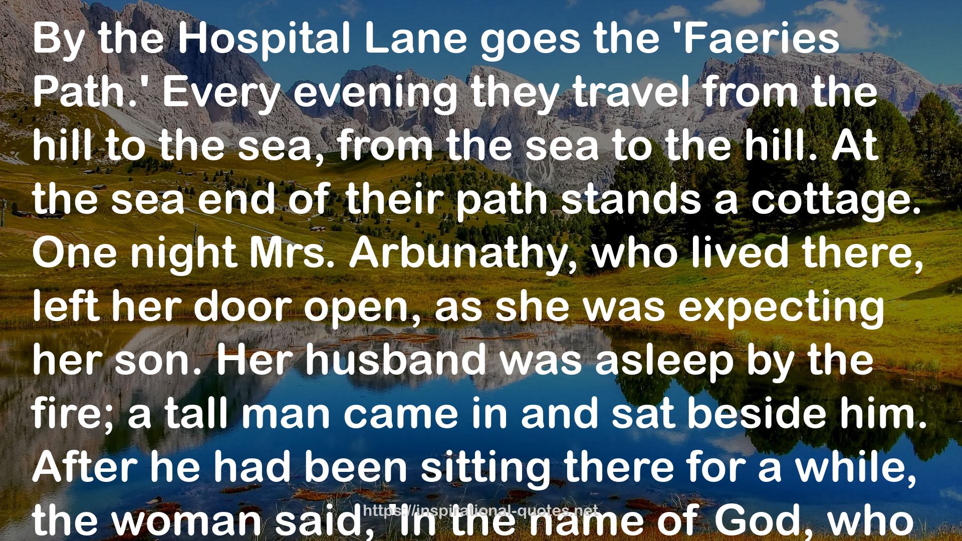 the Hospital Lane  QUOTES