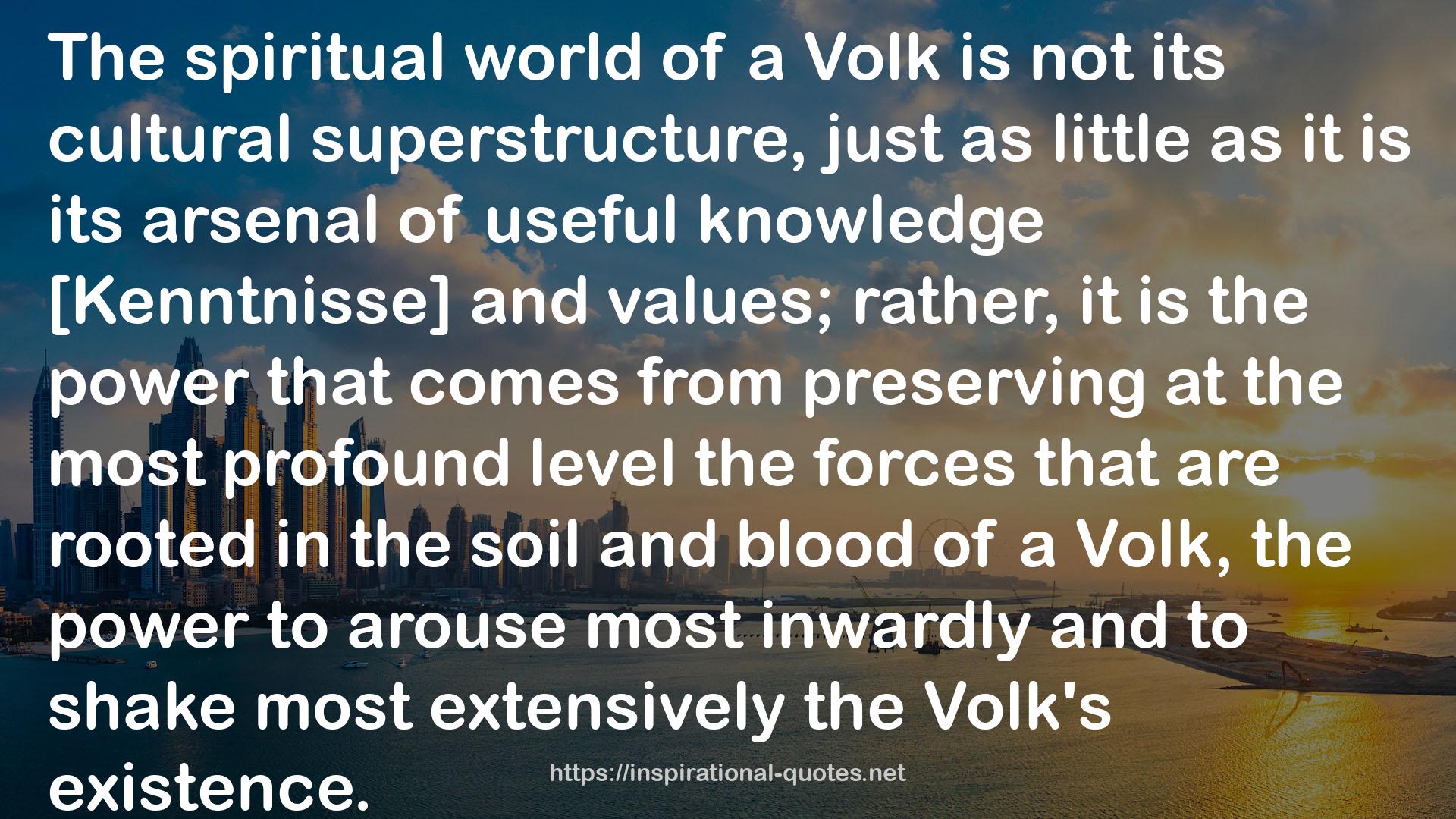 Volk  QUOTES