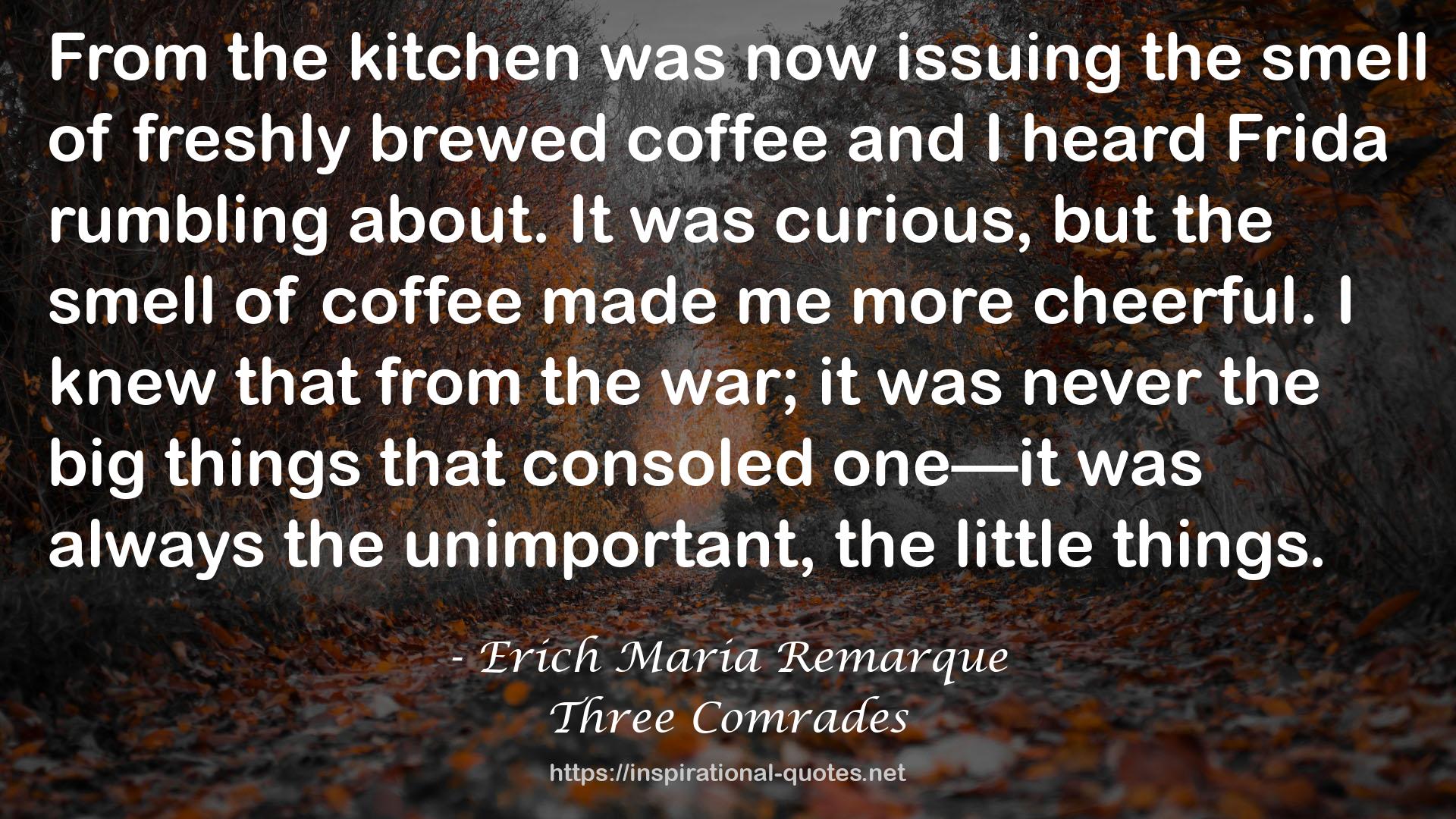 Three Comrades QUOTES