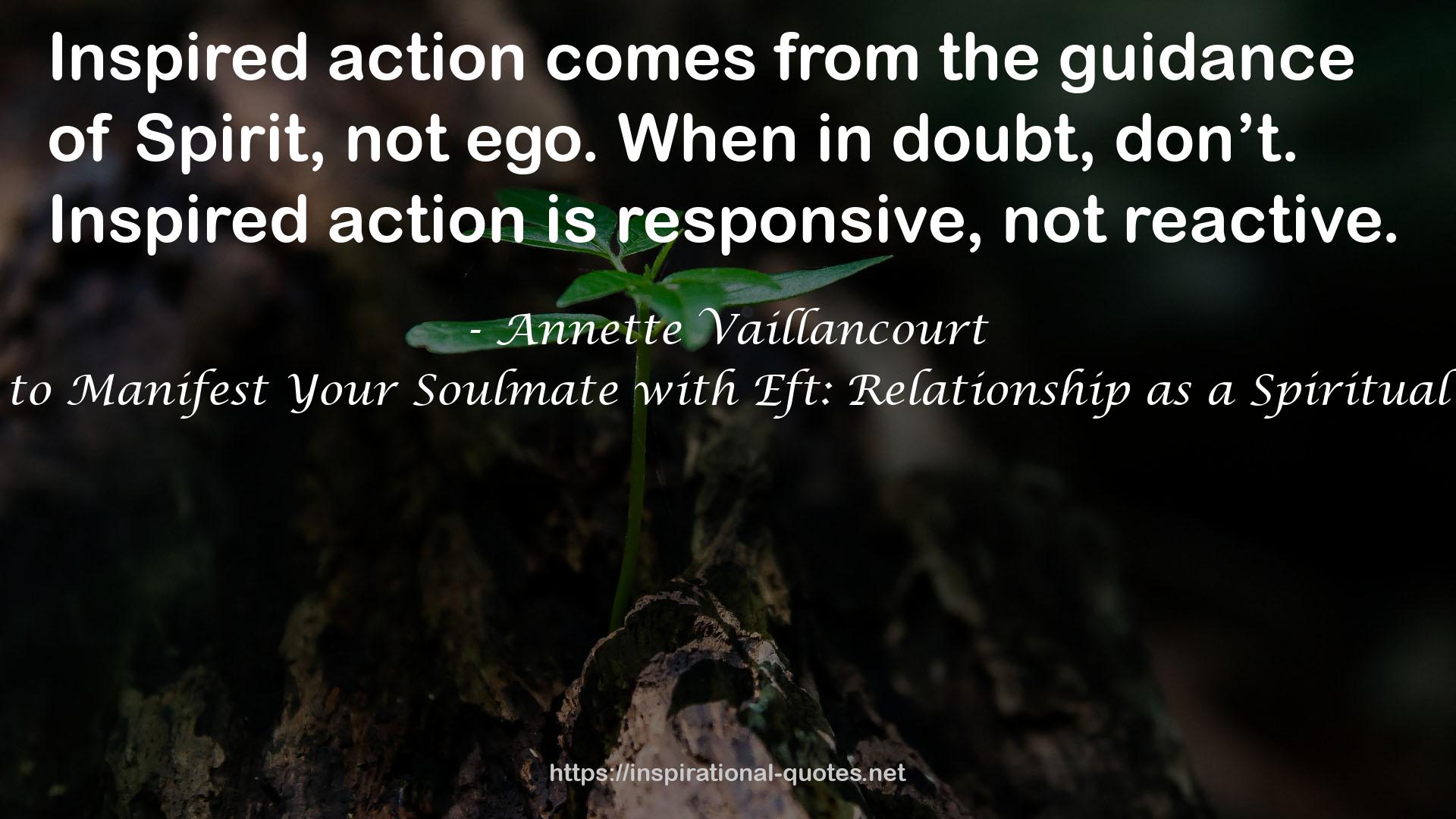 Annette Vaillancourt QUOTES