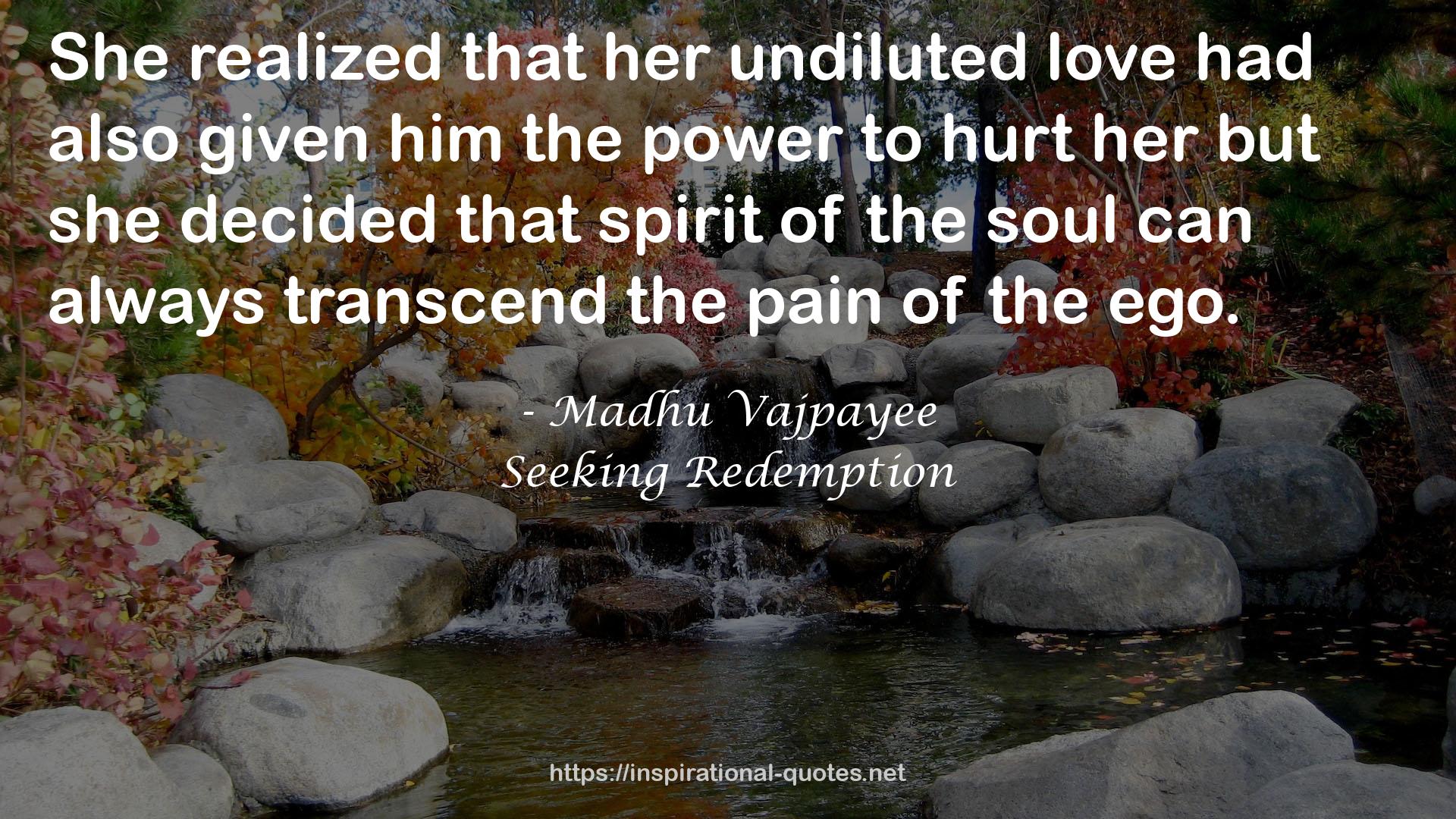 Seeking Redemption QUOTES