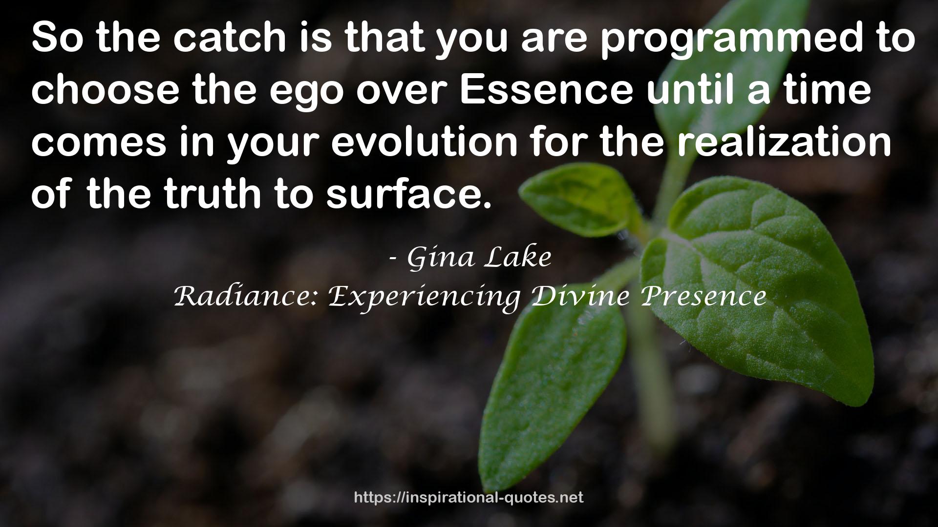 Radiance: Experiencing Divine Presence QUOTES