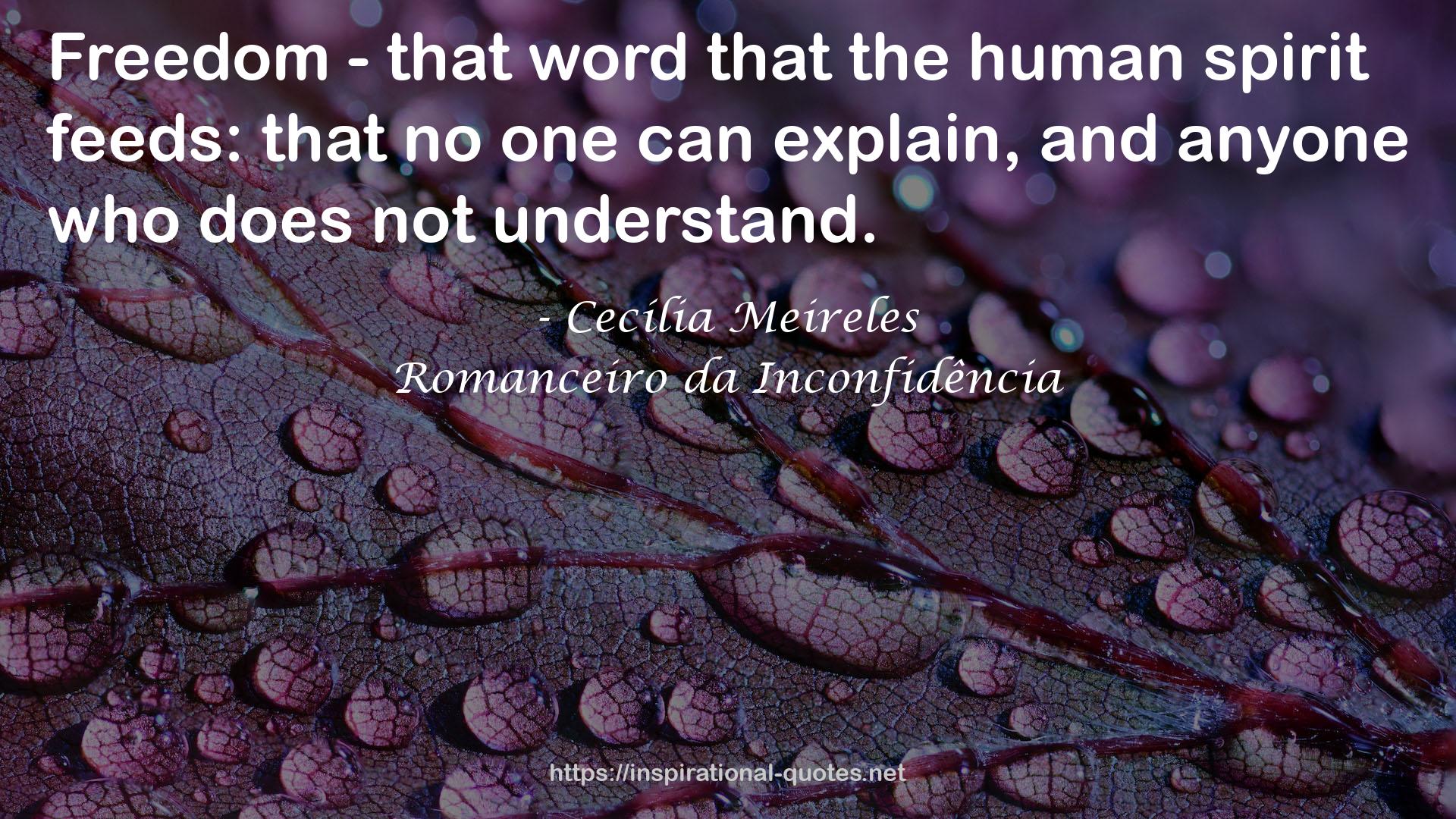 Cecília Meireles QUOTES