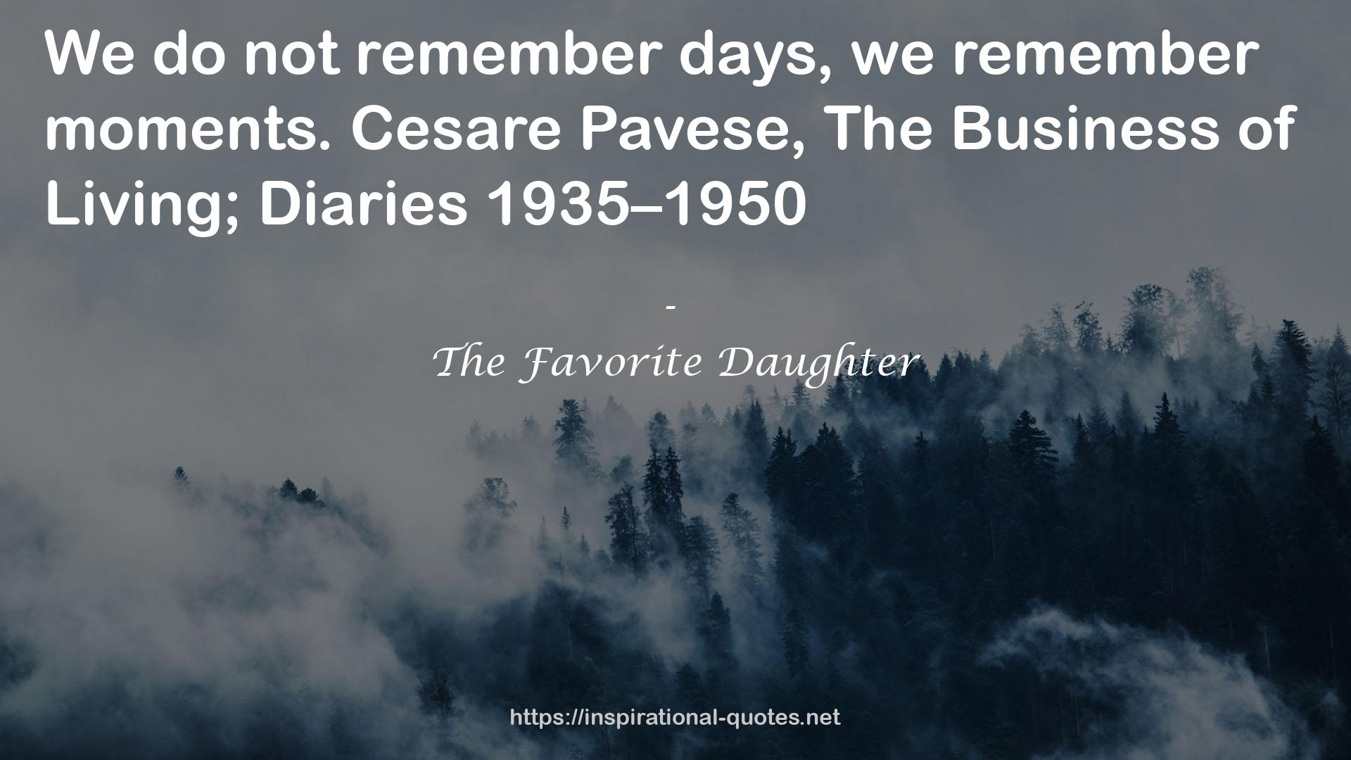 The Favorite Daughter QUOTES