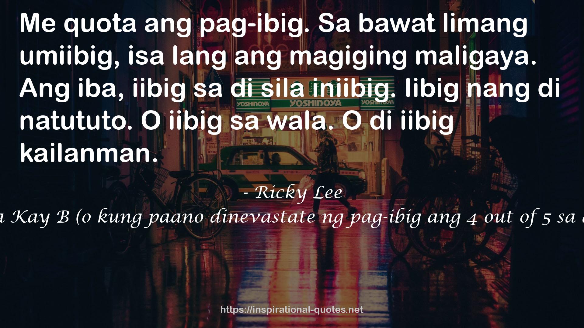 isa lang ang  QUOTES