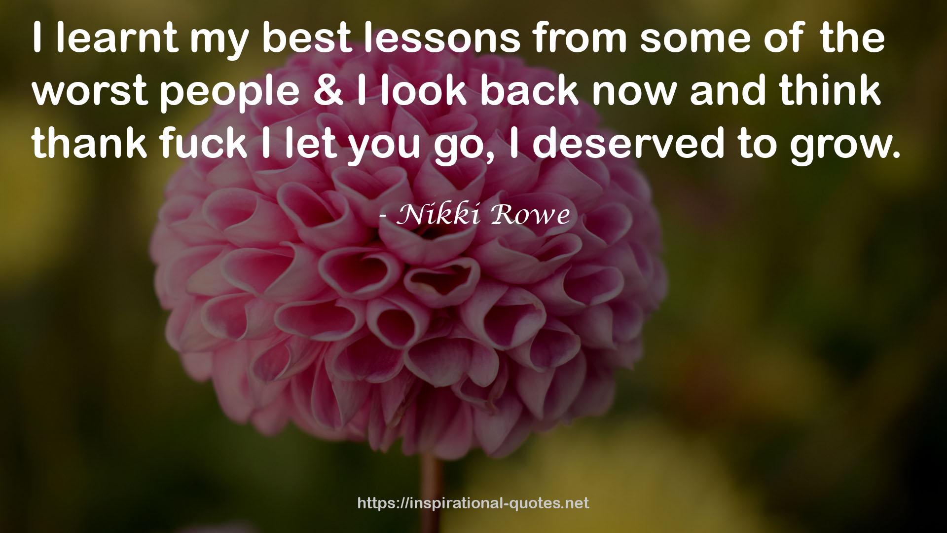 my best lessons  QUOTES