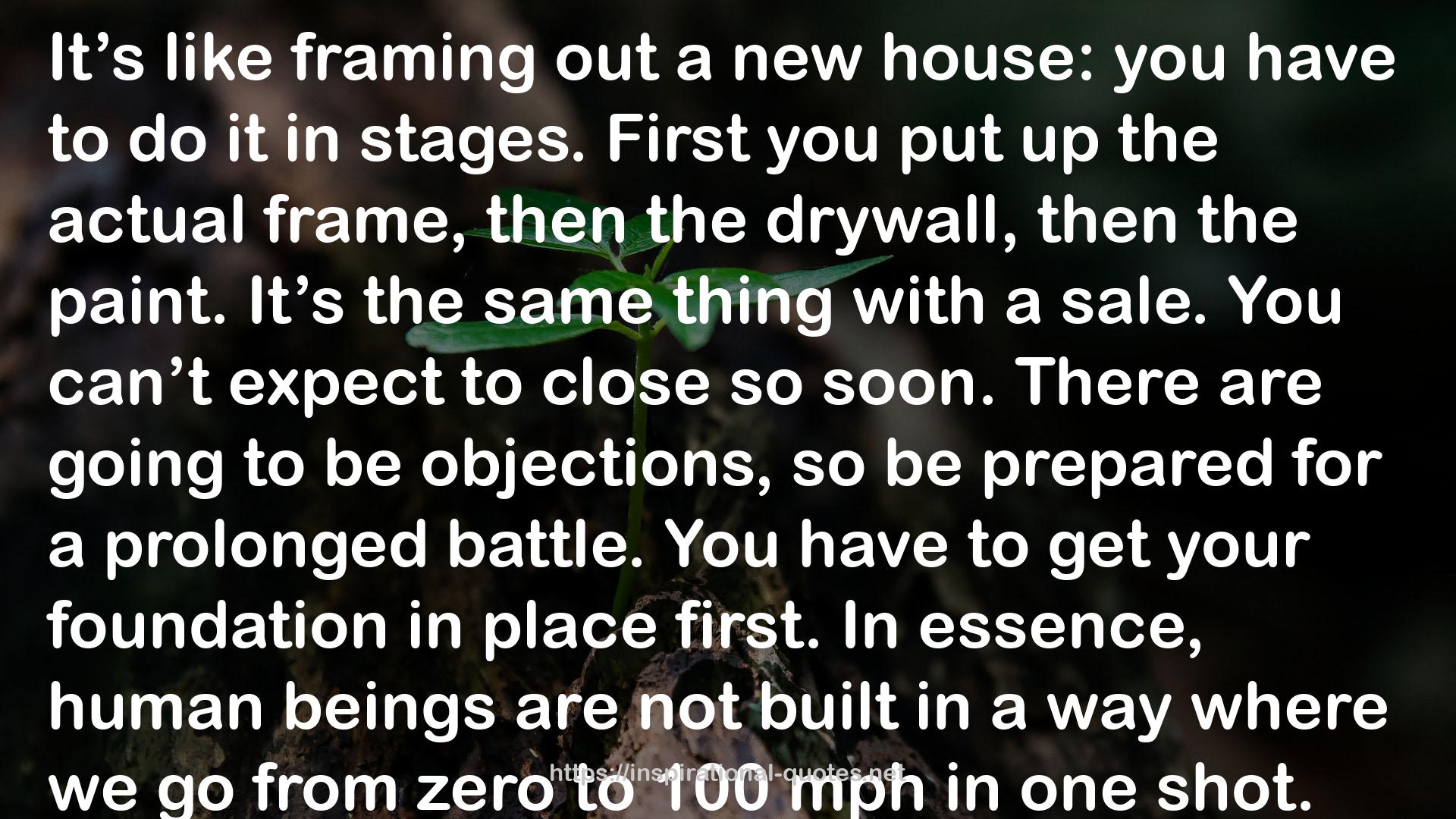 Way of the Wolf: Become a Master Closer with Straight Line Selling QUOTES