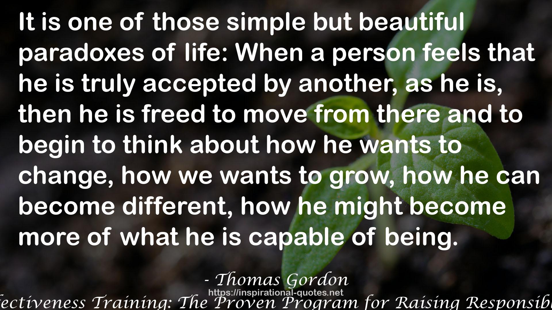 Thomas Gordon QUOTES