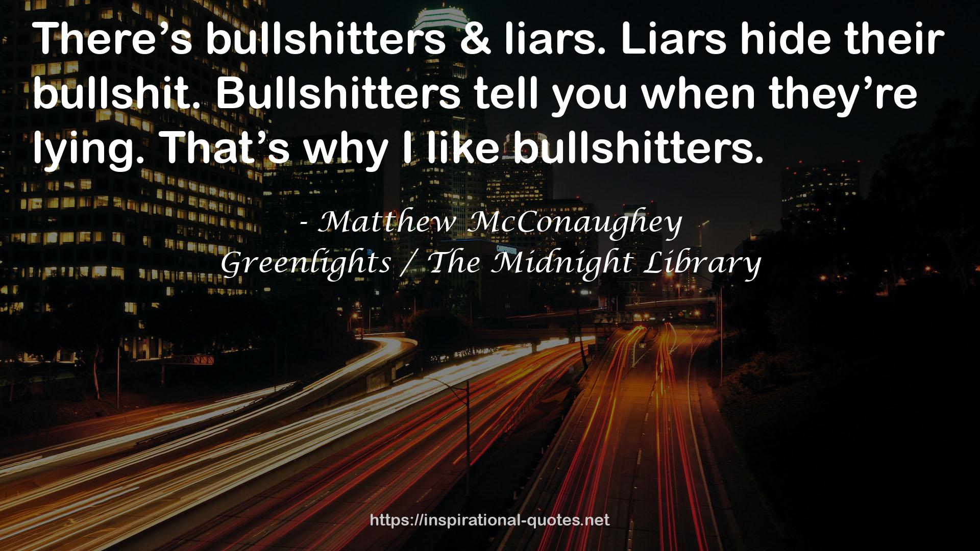 Greenlights / The Midnight Library QUOTES