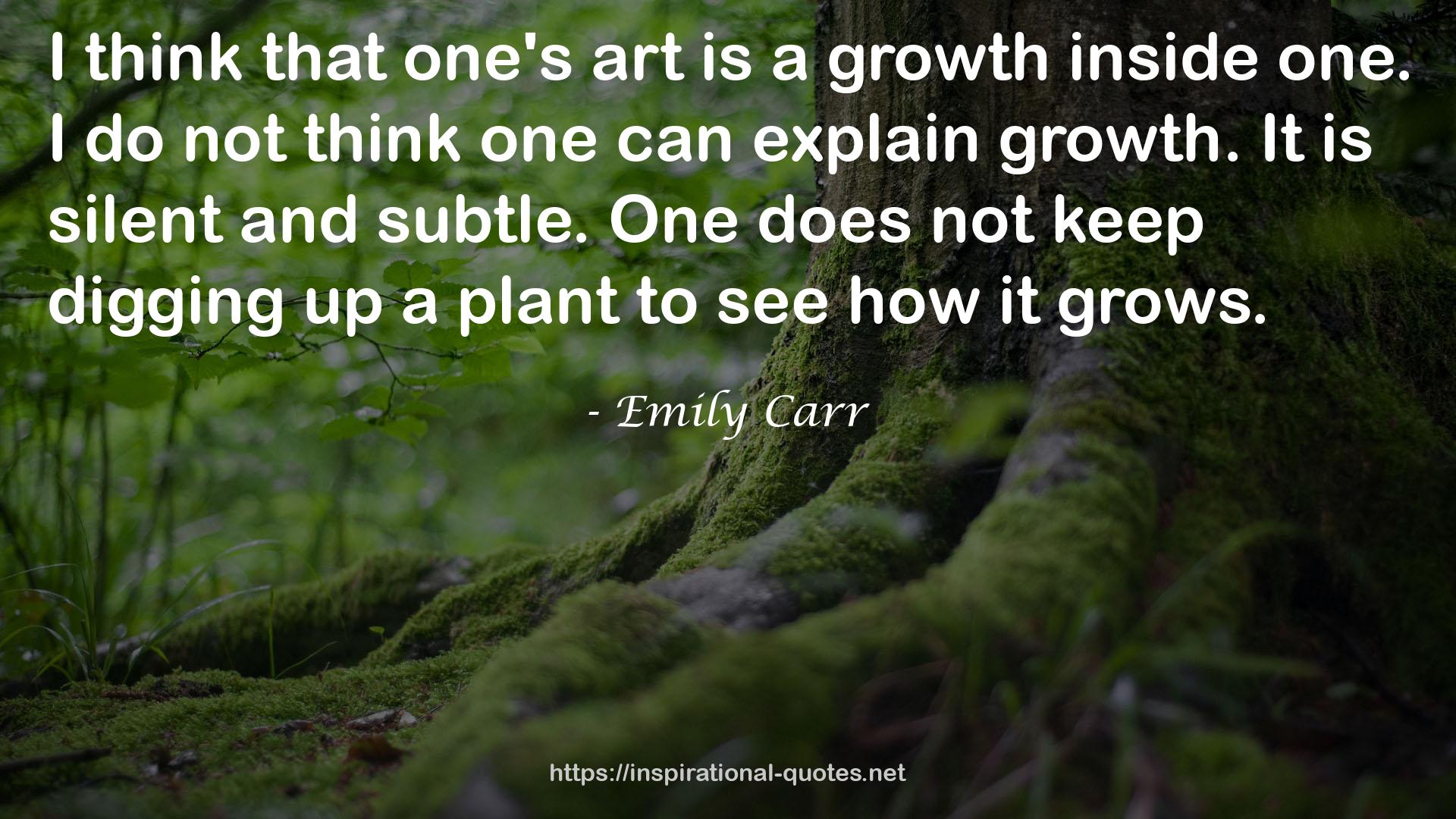 Emily Carr QUOTES