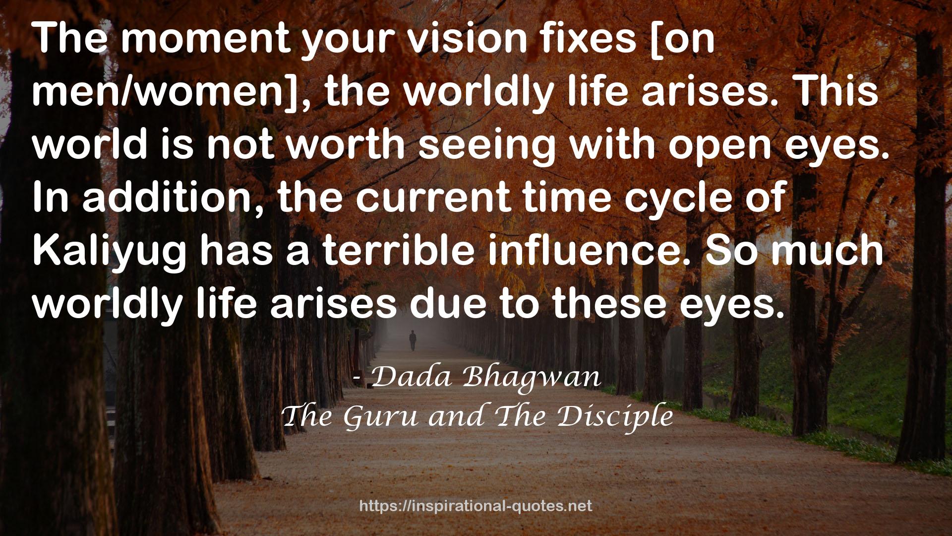 The Guru and The Disciple QUOTES