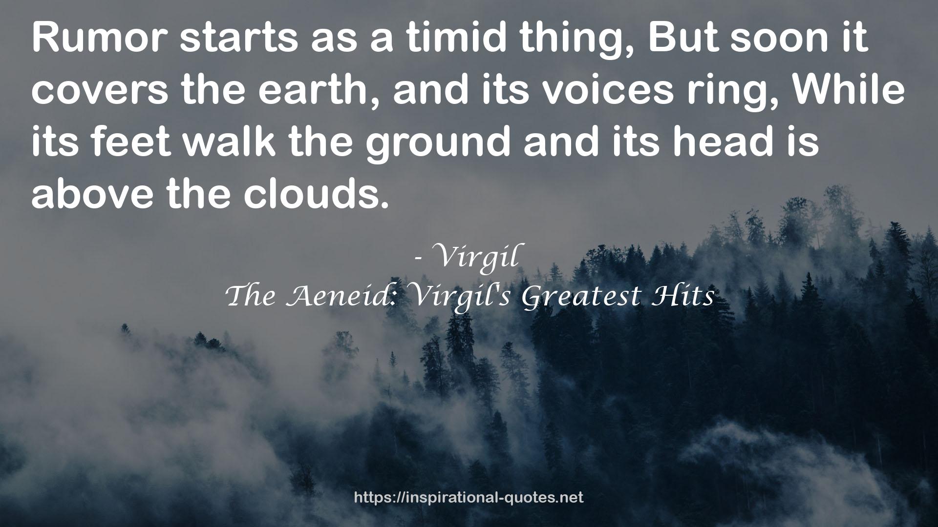 The Aeneid: Virgil's Greatest Hits QUOTES